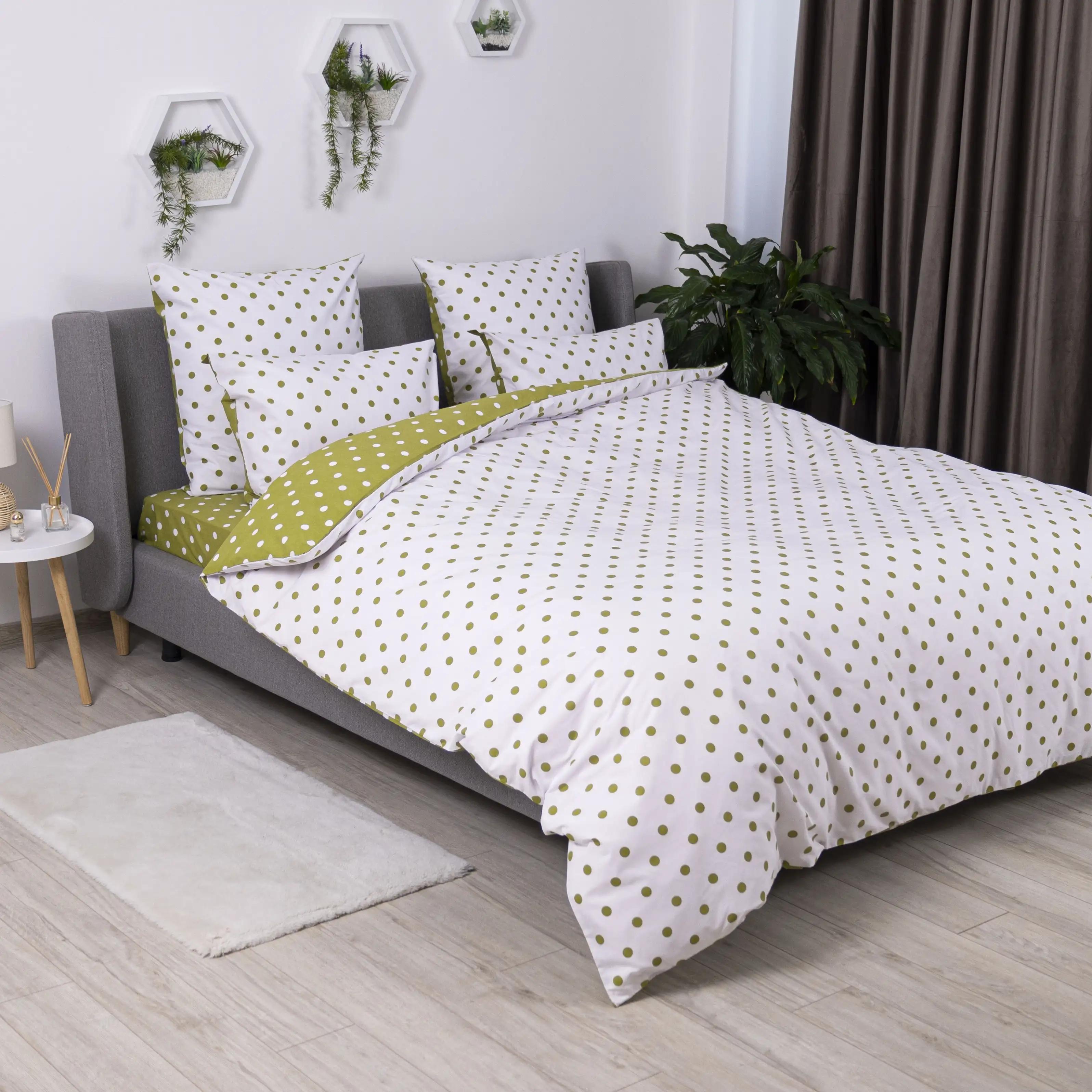 Постільна білизна ТЕП "Happy Sleep" Olive Dots, 50x70, полуторна - Фото 3