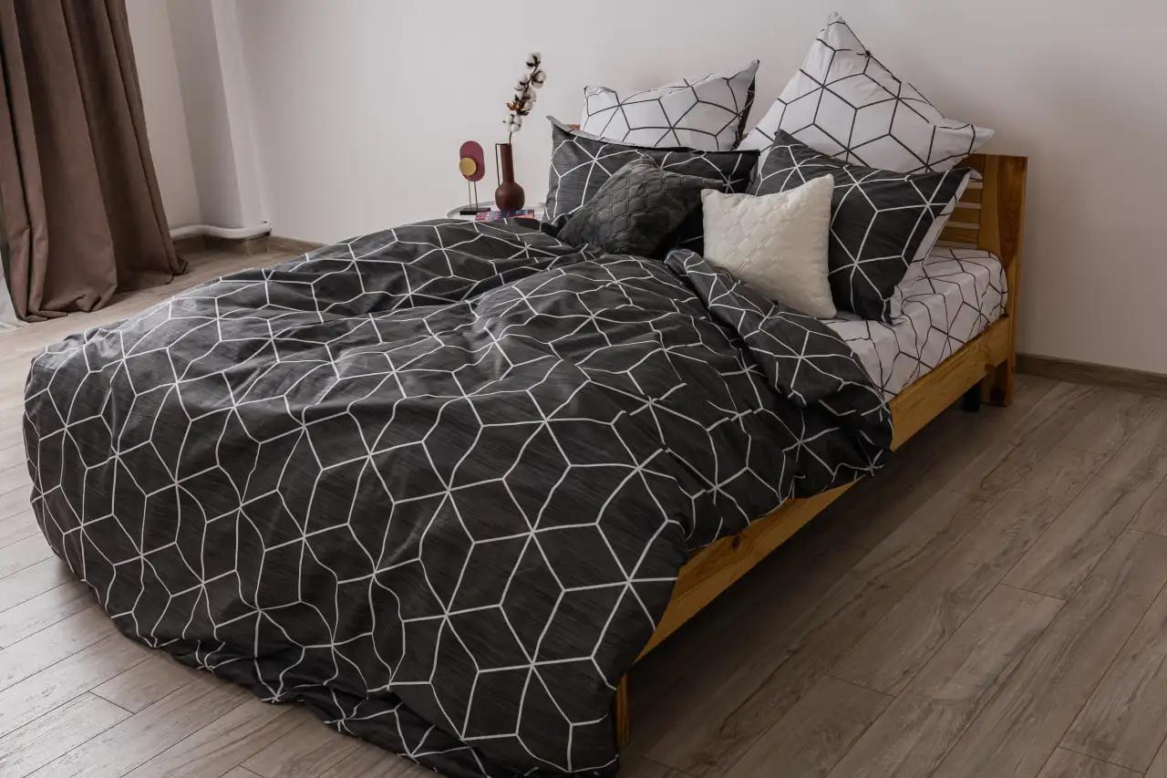 Комплект постільної білизни "ТЕП" 362 Cube, євро - Фото 2