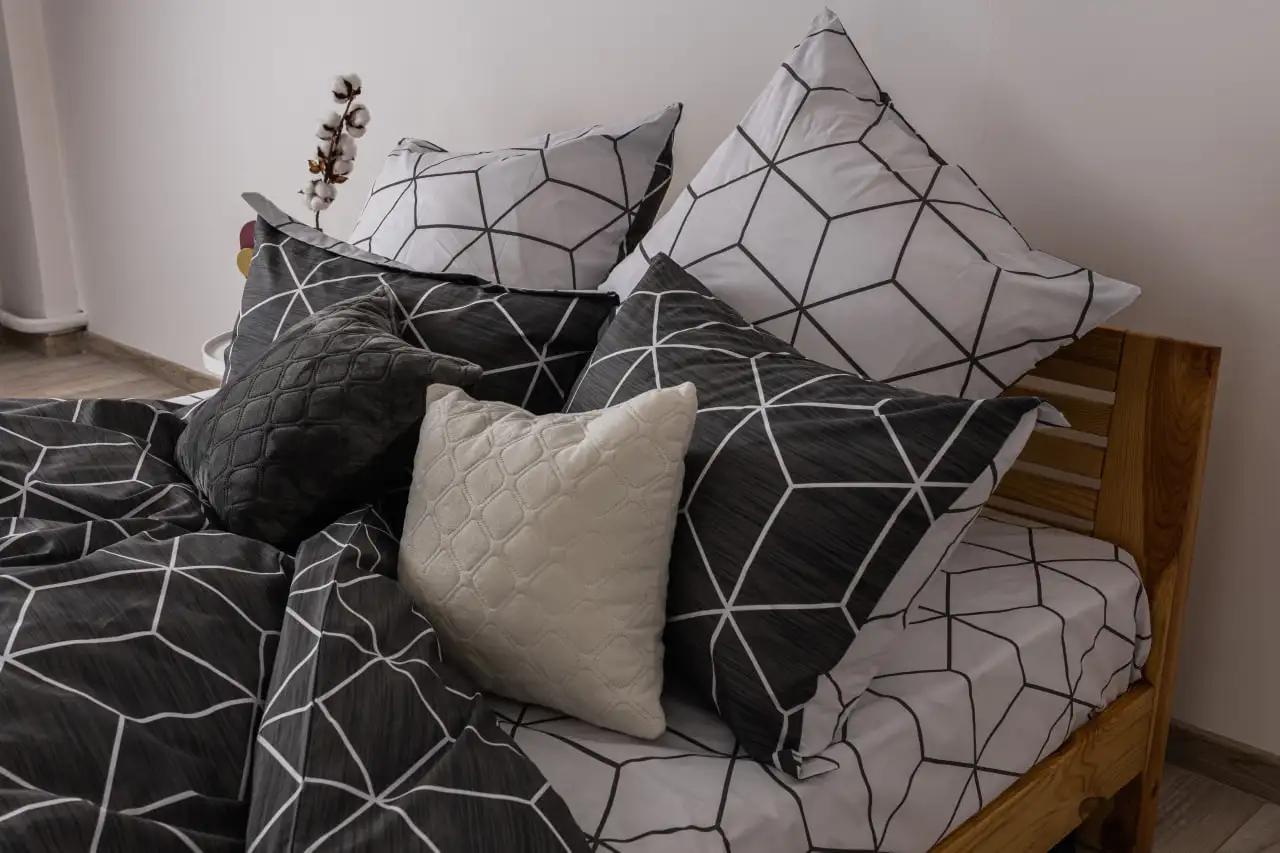 Комплект постільної білизни "ТЕП" 362 Cube, євро - Фото 3