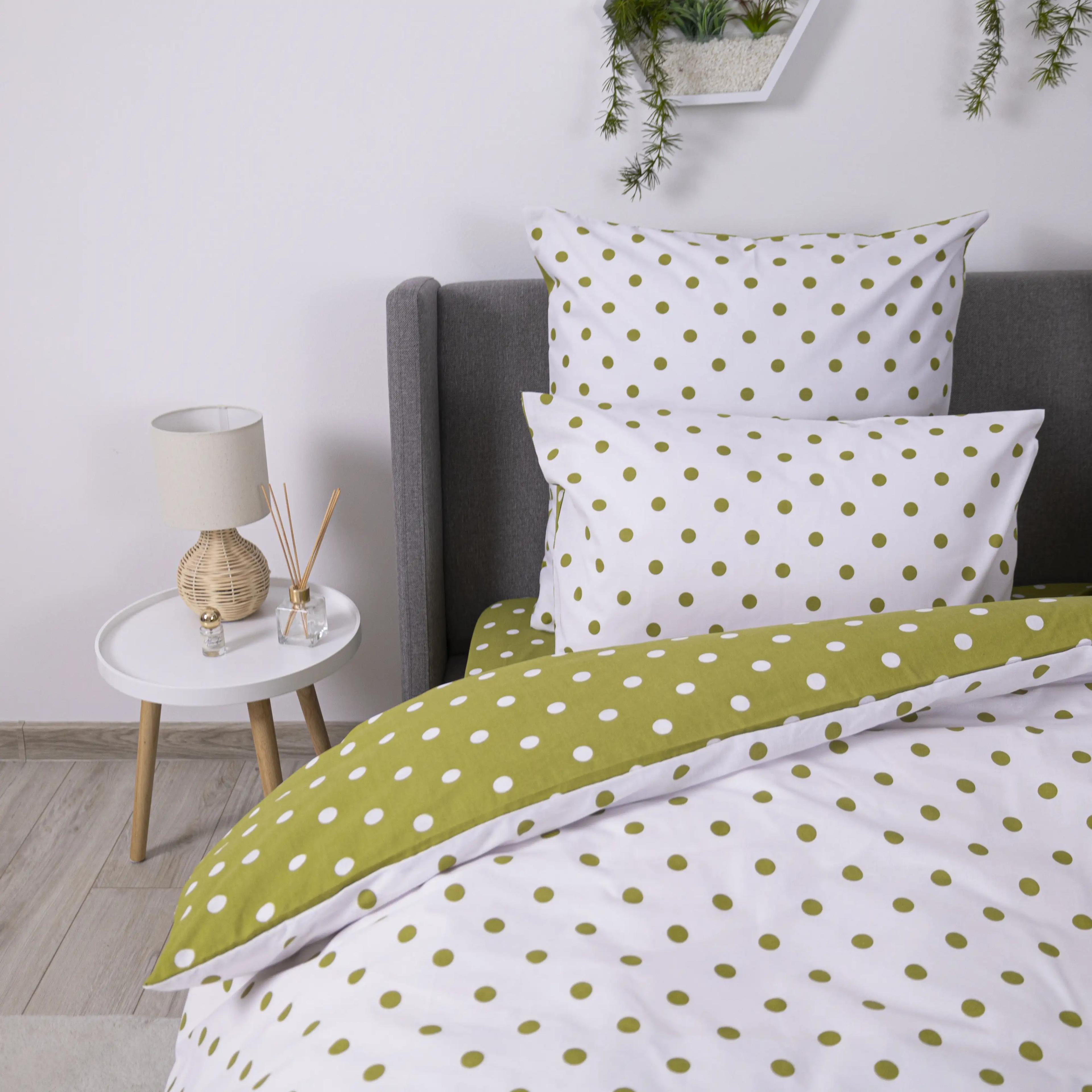 Bedding Set "TEP" Olive Dots, 70x70, family - Photo 5