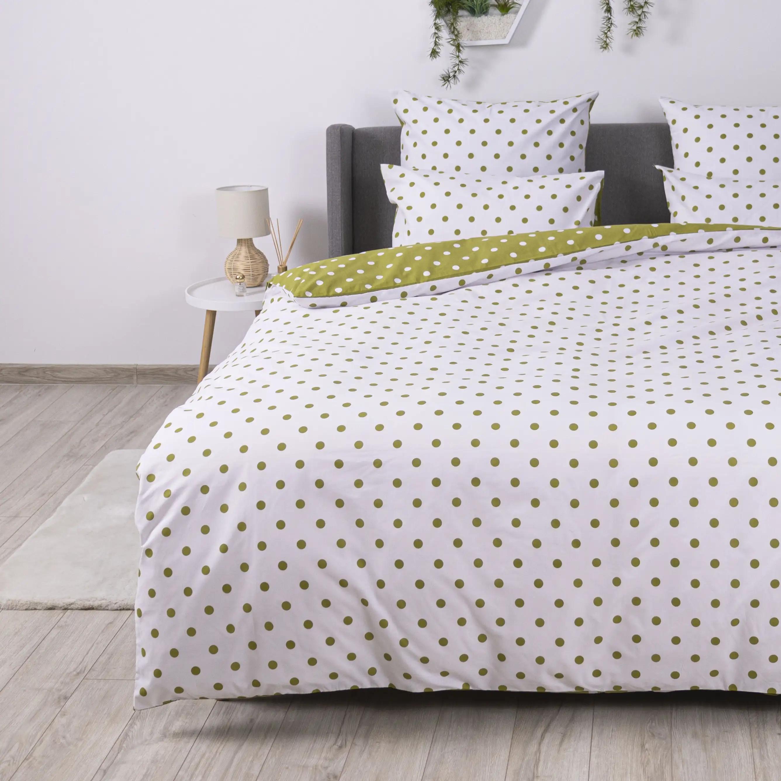 Bedding Set "TEP" Olive Dots, 70x70, family - Photo 6