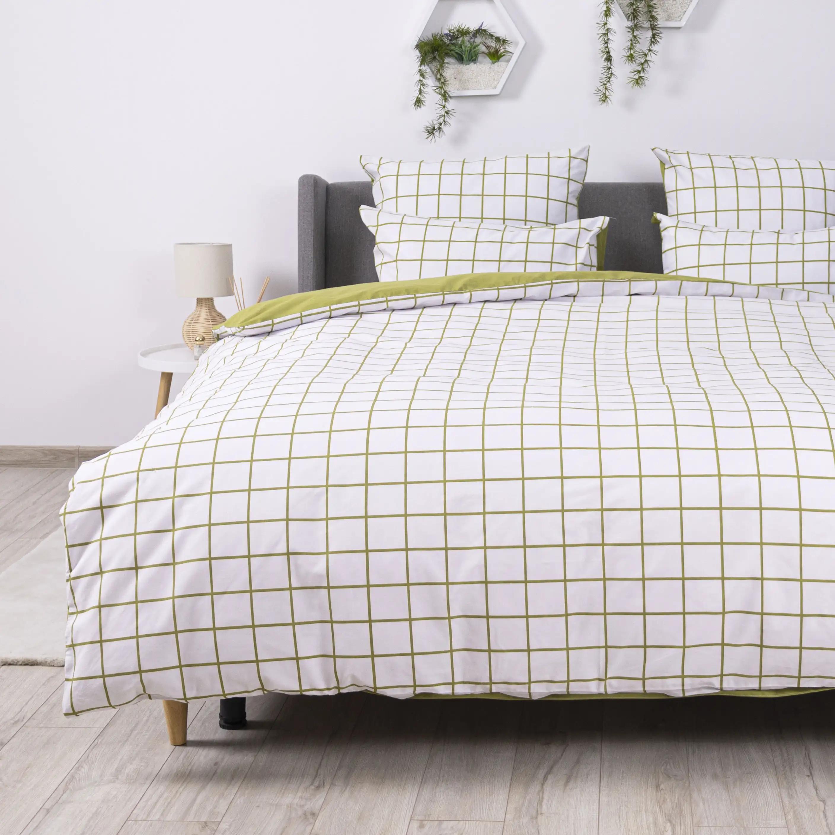 Bedding Set "TEP" Olive Check, 70x70, two-bedroom - Photo 6
