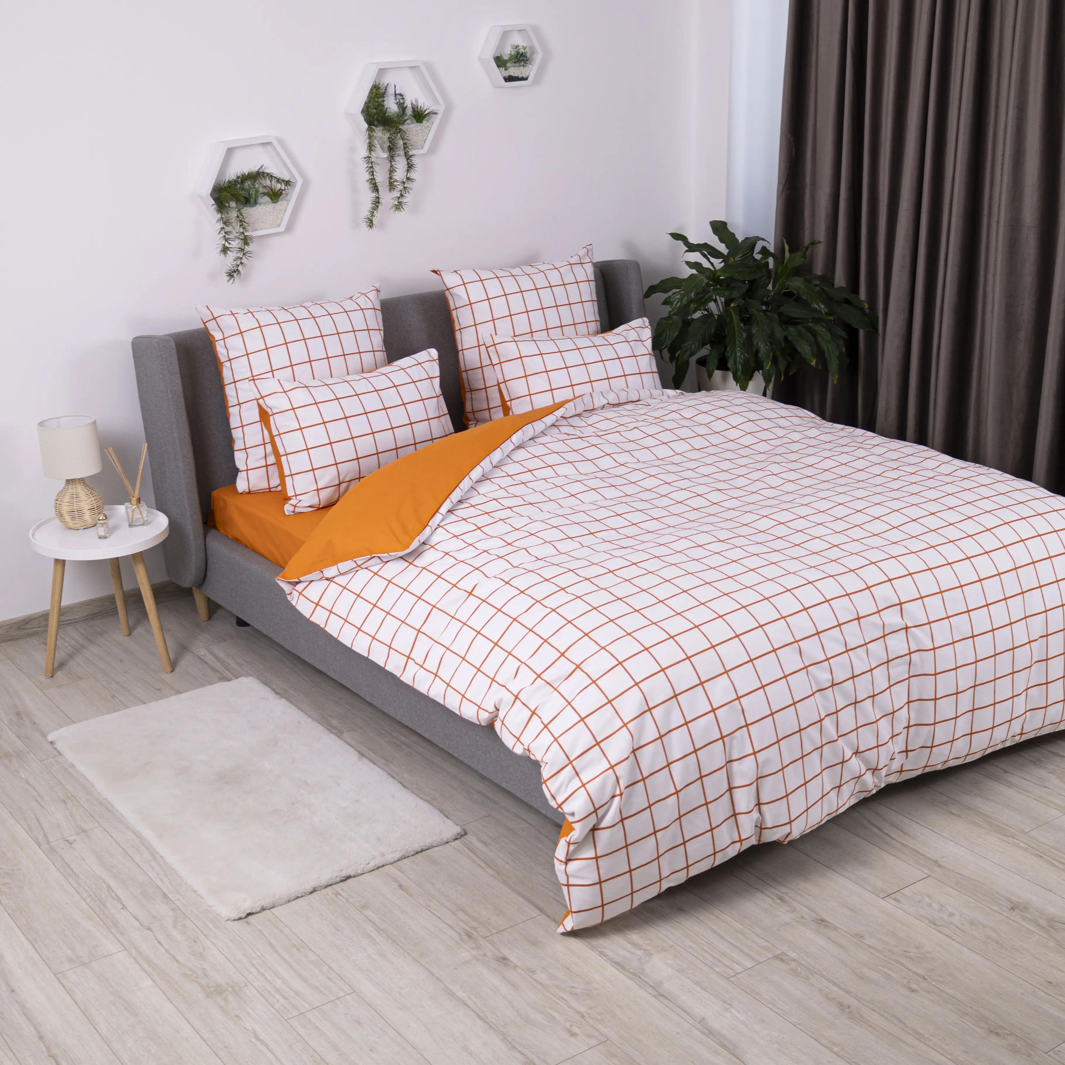 Постельное белье "ТЕП" Terracotta Check, 70x70, семейное - Фото 3