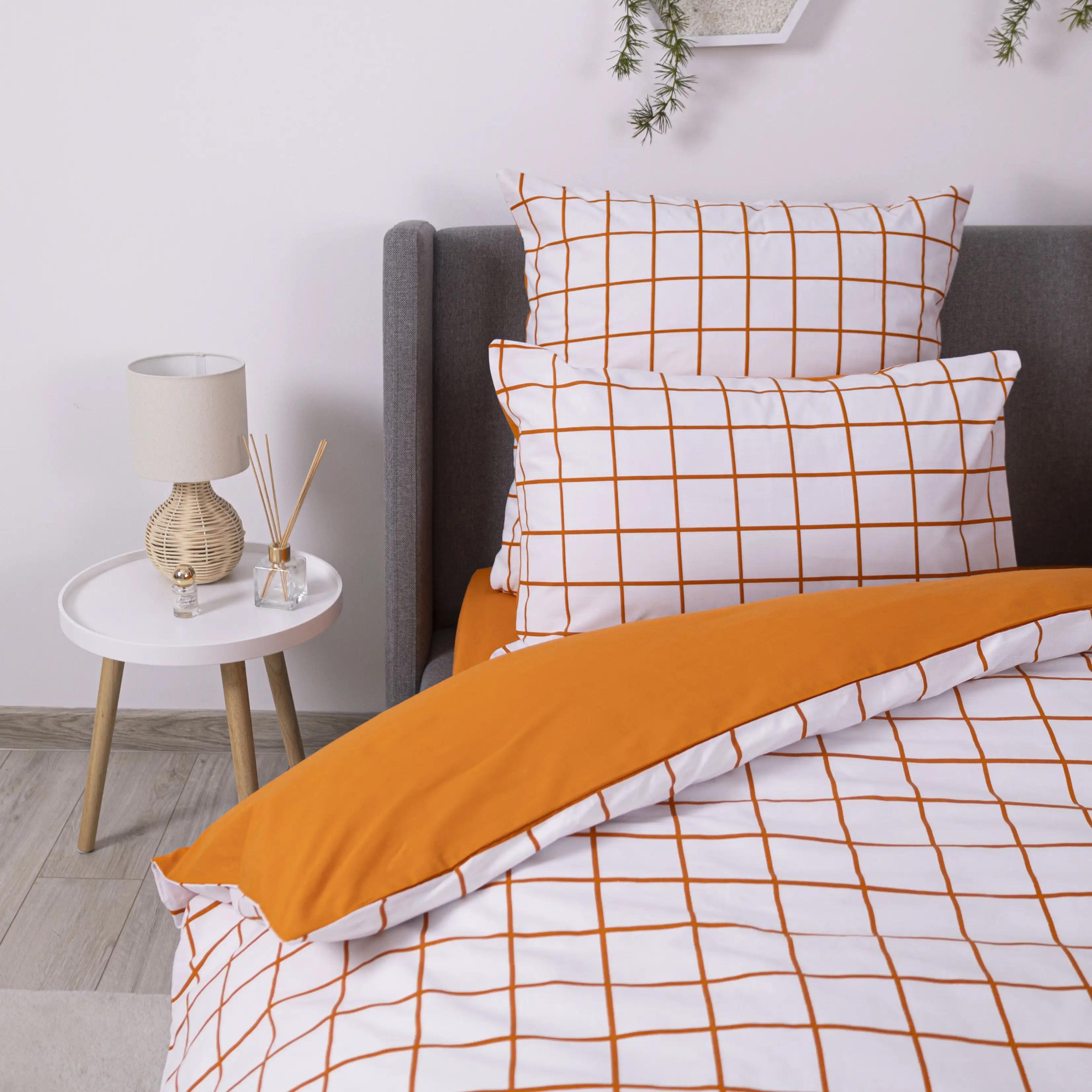 Постельное белье "ТЕП" Terracotta Check, 70x70, семейное - Фото 5