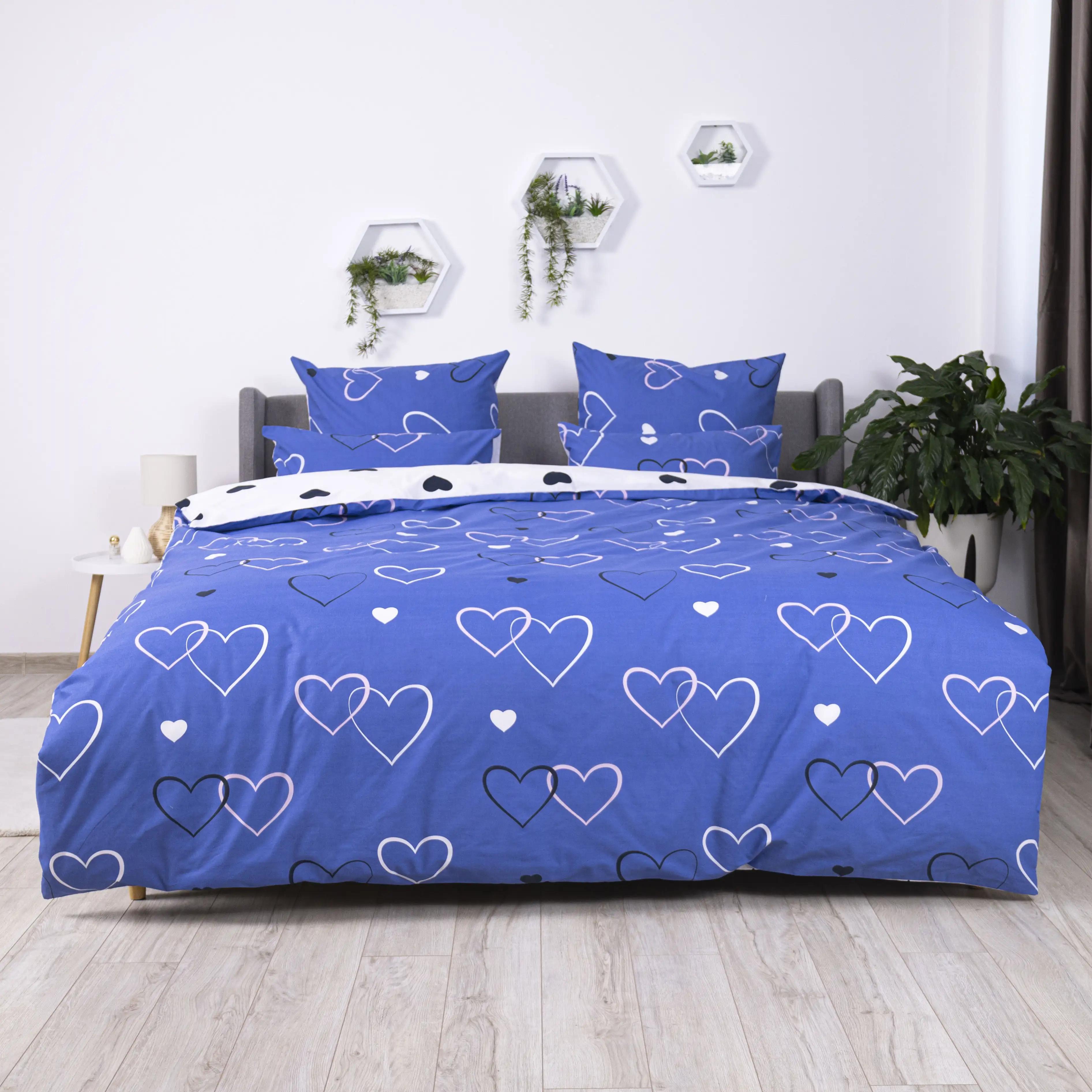 Постельное белье "ТЕП" Navy Blue Love, 70x70, полуторное - Фото 2
