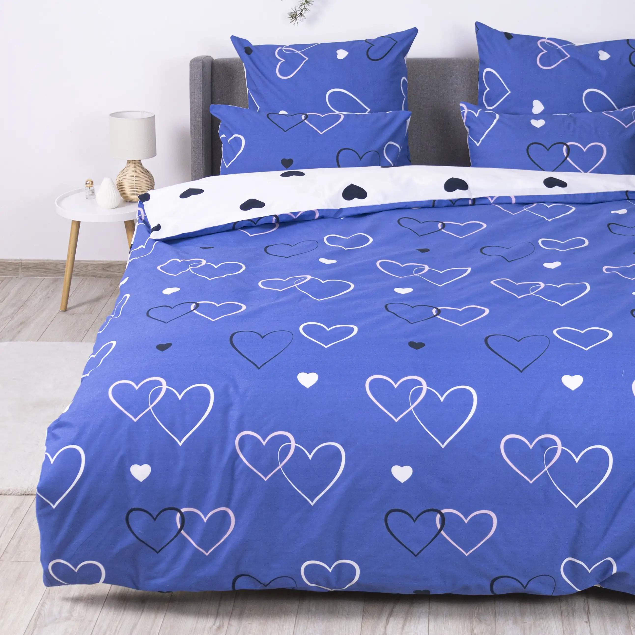Постельное белье "ТЕП" Navy Blue Love, 70x70, полуторное - Фото 6