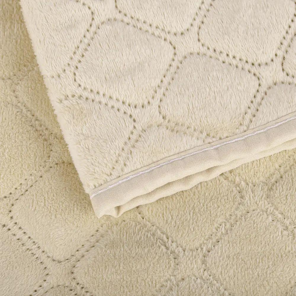 Покривало ТЕП "VELOUR" Бежеве/Ромб прямий, 150x210 - Фото 6