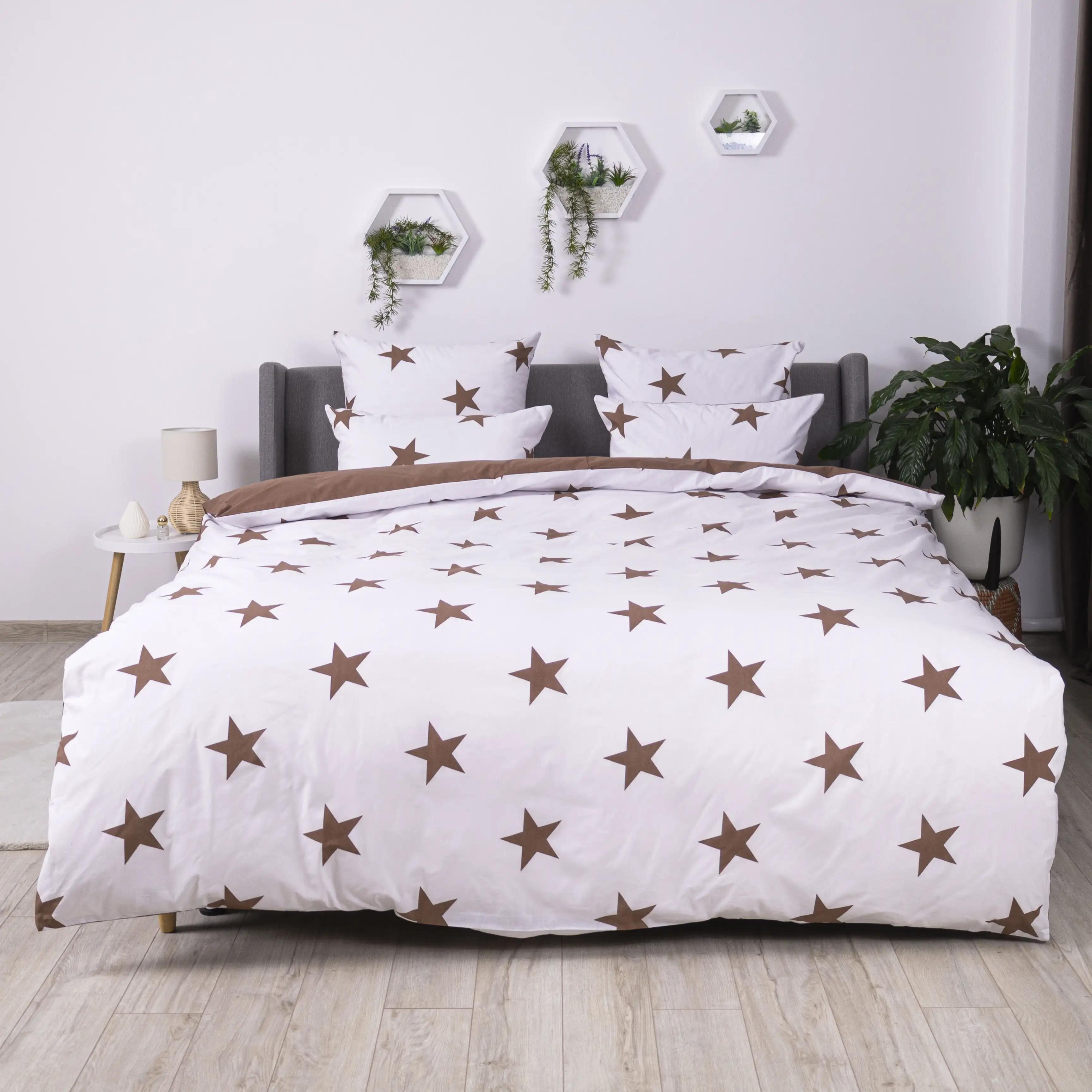 Bedding Set TEP "Soft dreams" Morning Star Cappuccino, 70x70, euro - Photo 2