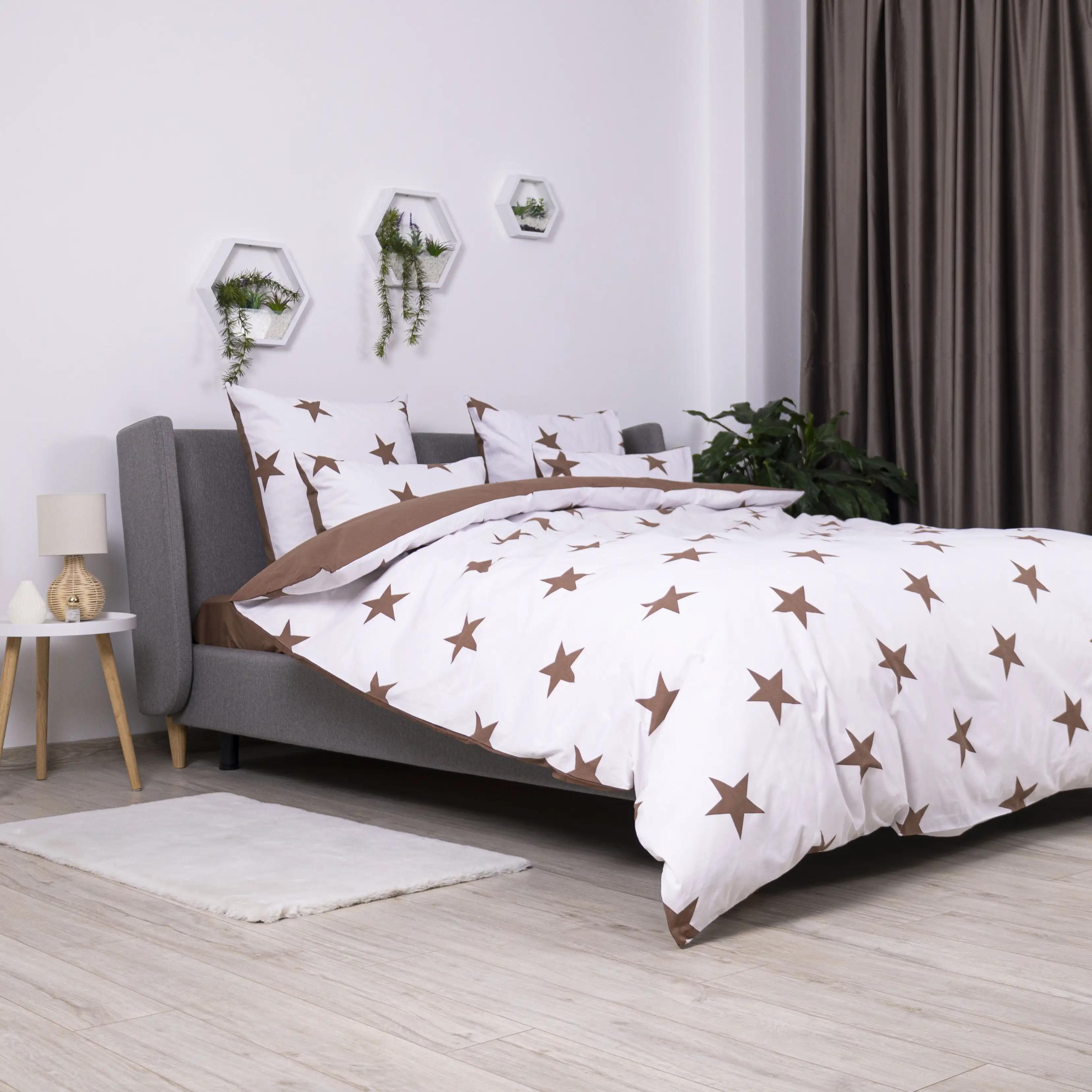 Bedding Set TEP "Soft dreams" Morning Star Cappuccino, 70x70, euro - Photo 4