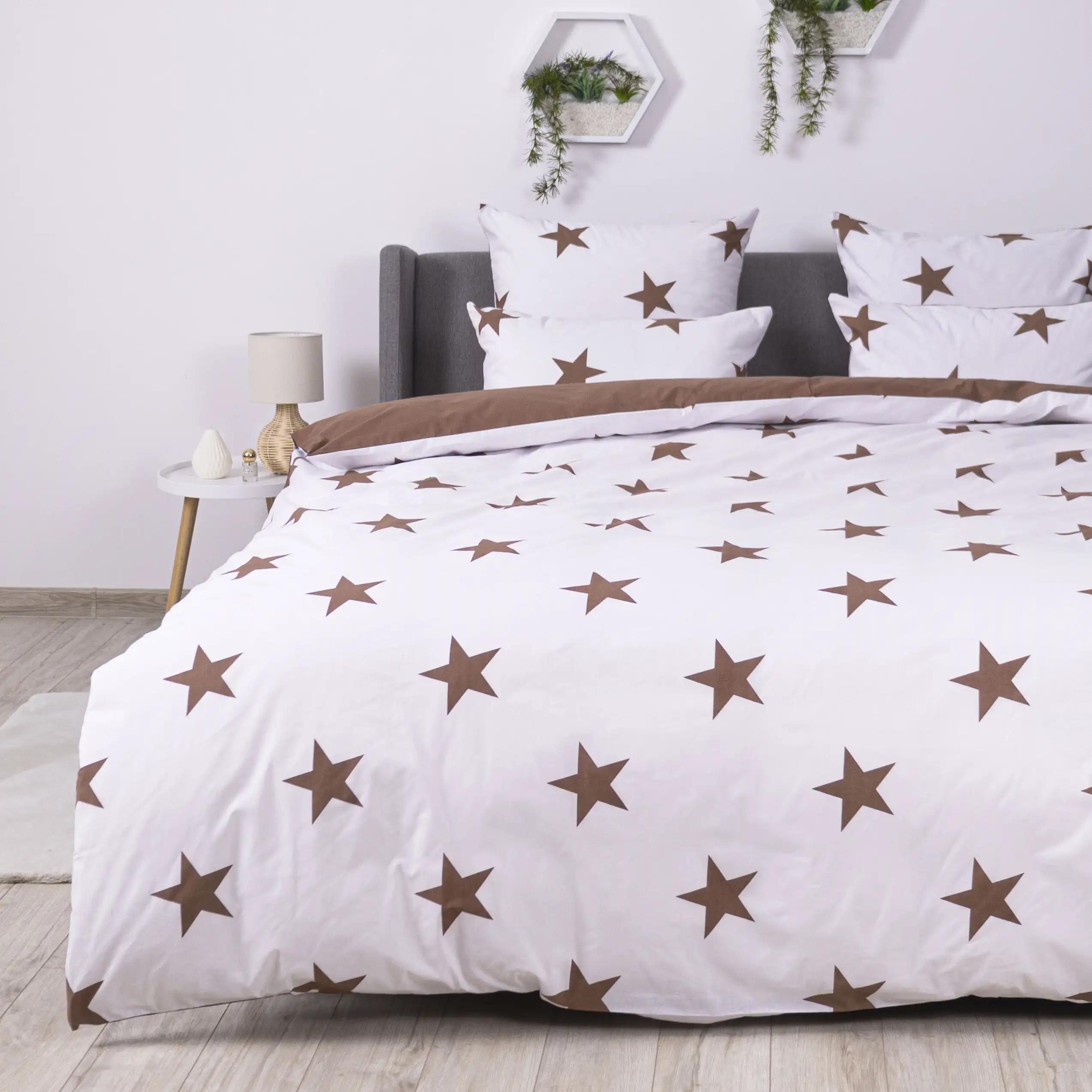 Bedding Set TEP "Soft dreams" Morning Star Cappuccino, 70x70, euro - Photo 6