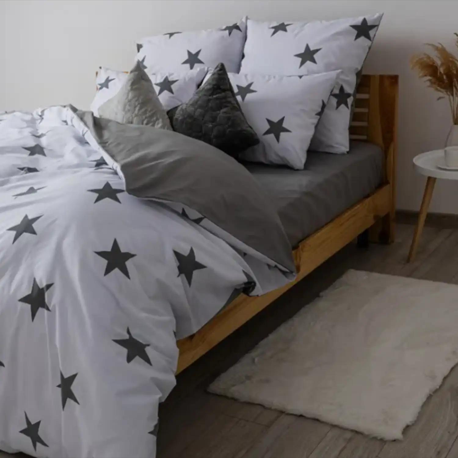 Постільна білизна ТЕП "Soft dreams" Morning Star Grey, 70x70, семейное - Фото 3