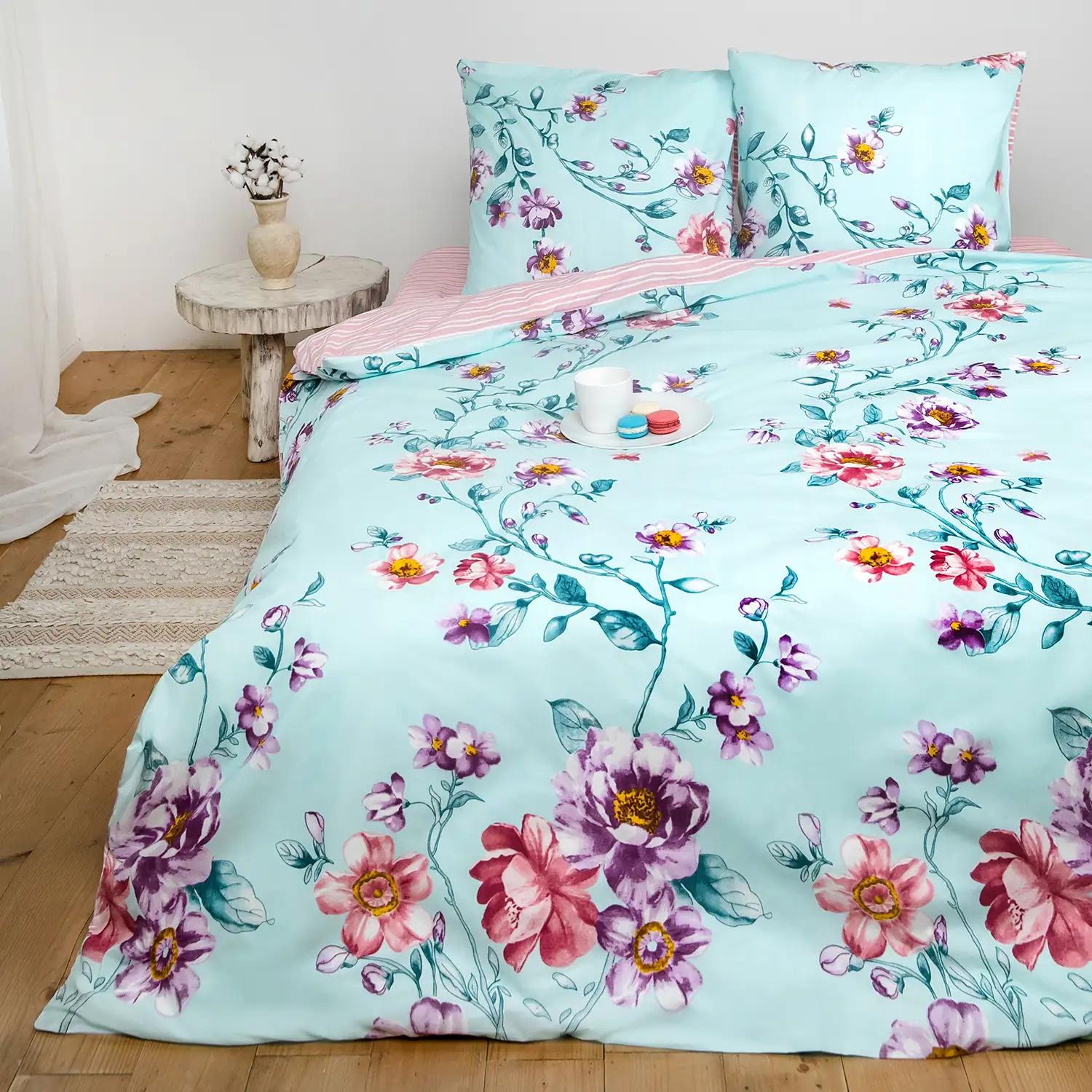 Постільна білизна ТЕП "Everyday collection" Pink Peony, 70х70, євро - Фото 3