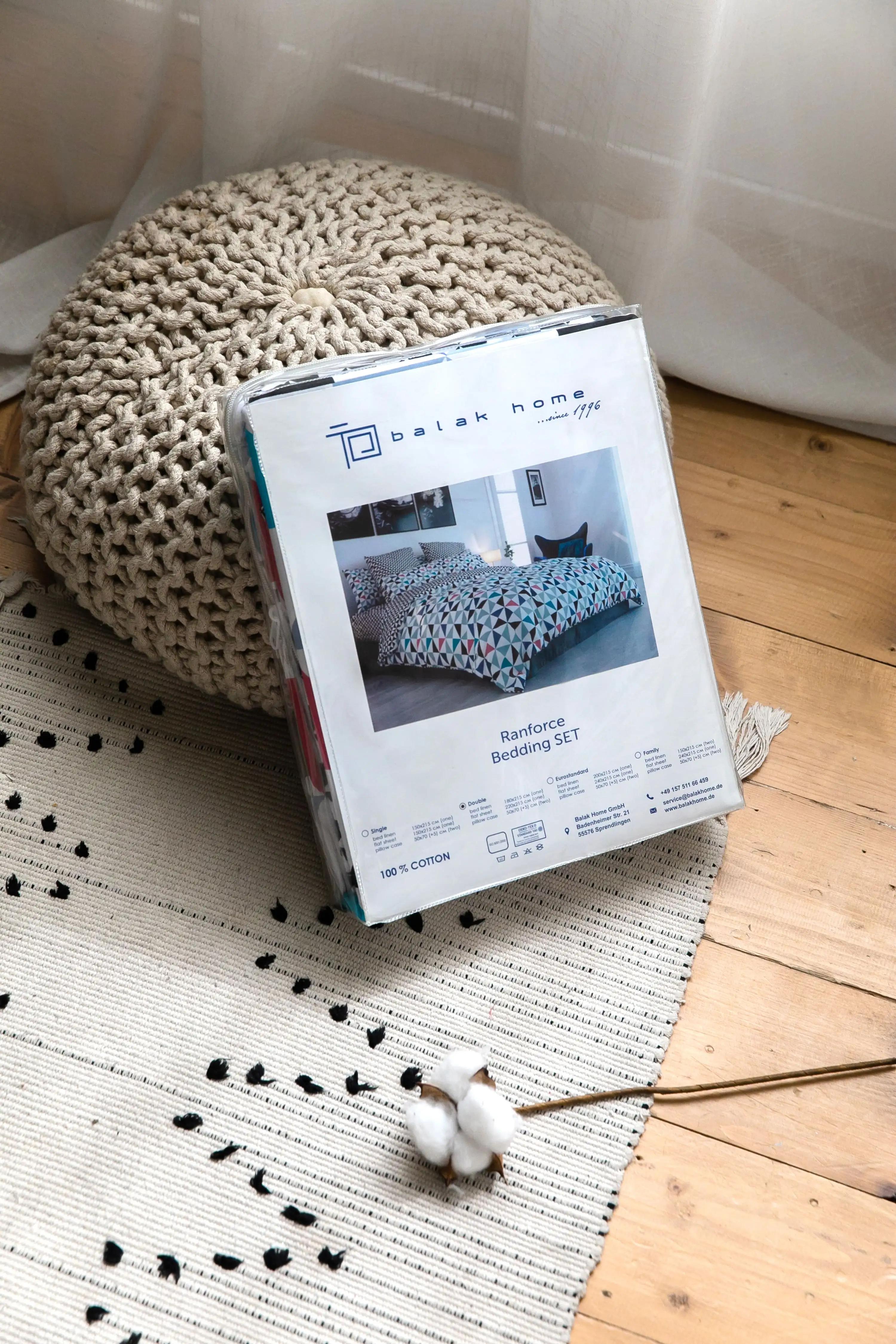 Постельное белье "RANFORCE" Маковый букет, полуторное - Фото 8