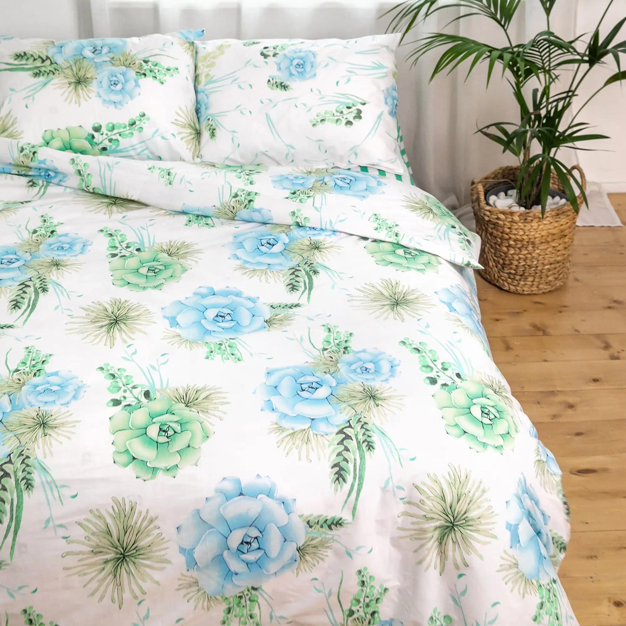 Постільна білизна "RANFORCE" Романс, євро - Фото 4