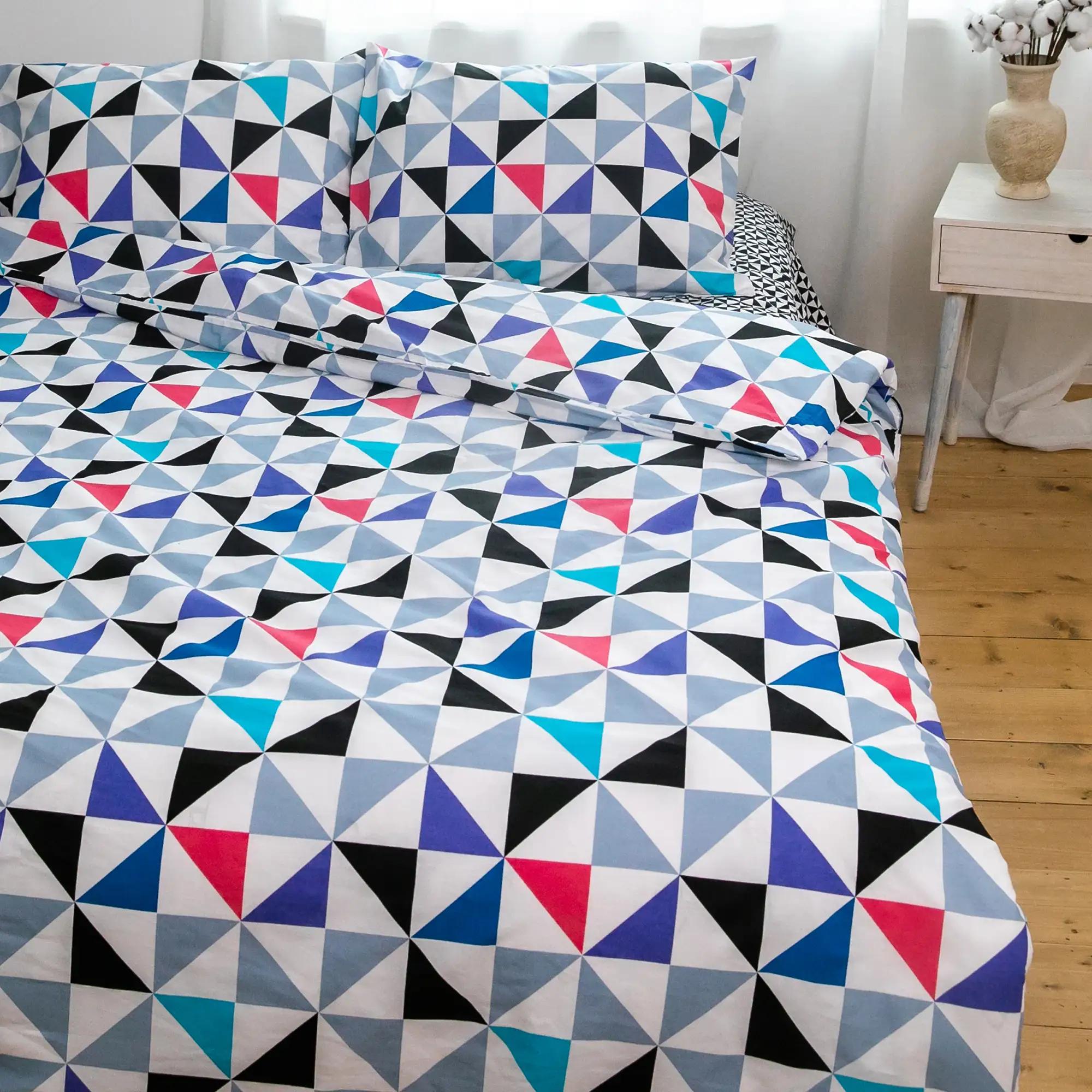 Bedding Set ТЕP "RANFORCE" MOZAIKA, two-bedroom - Photo 3