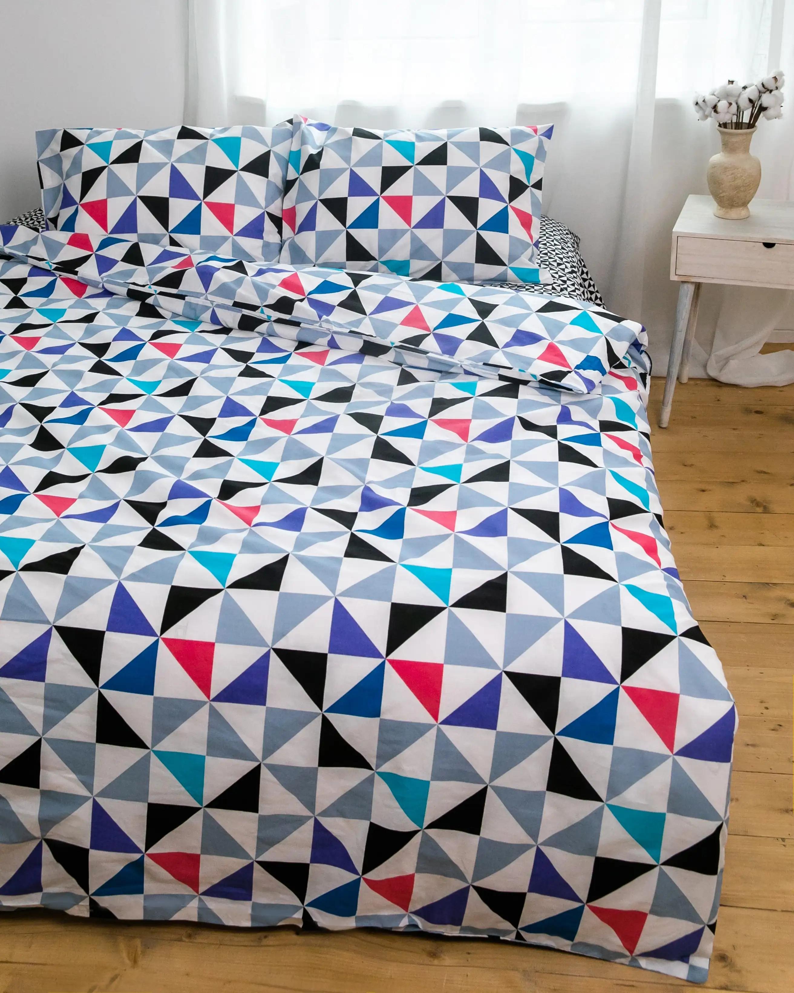 Bedding Set ТЕP "RANFORCE" MOZAIKA, two-bedroom - Photo 2