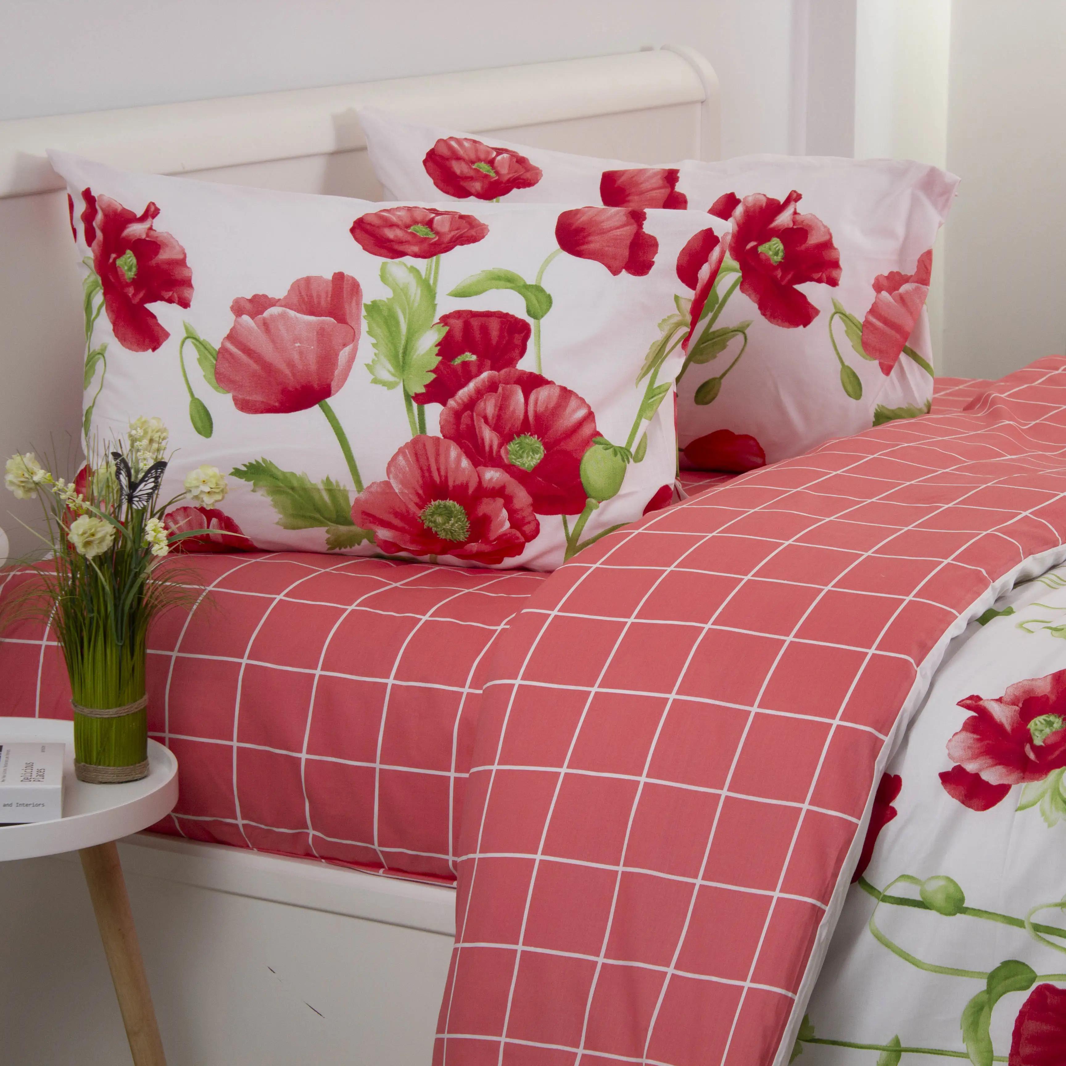 Постельное белье ТЕП "RANFORCE" Маковый букет, полуторное - Фото 4