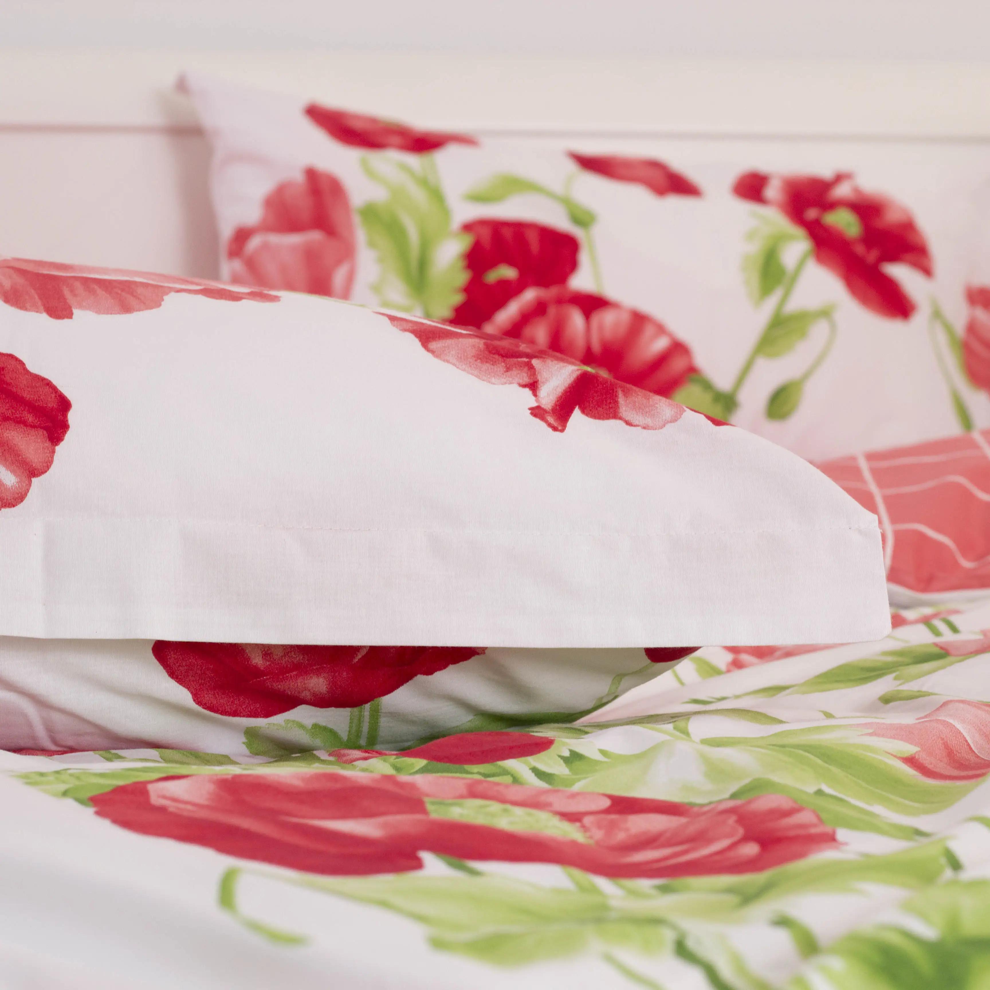 Постельное белье ТЕП "RANFORCE" Маковый букет, полуторное - Фото 5