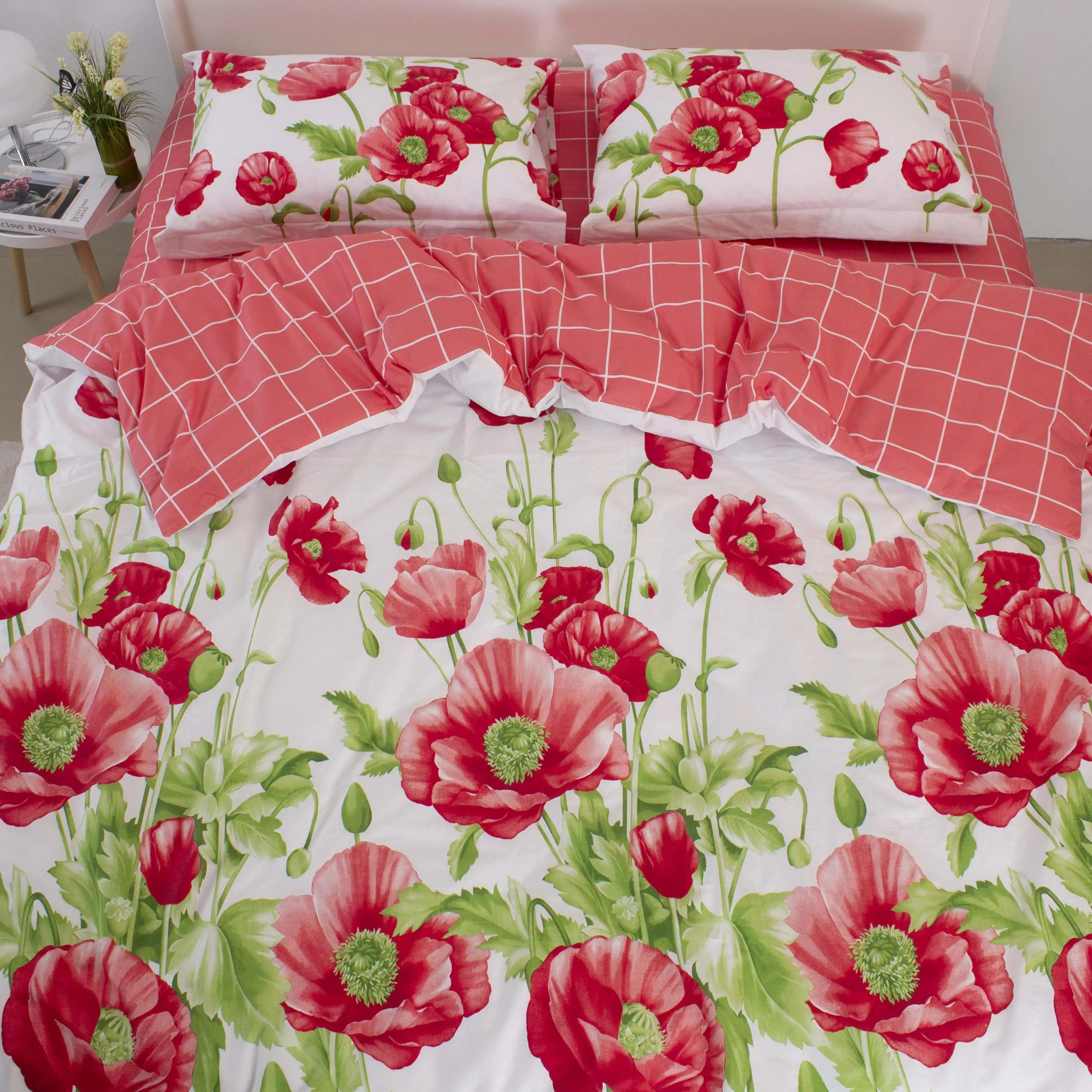 Постельное белье ТЕП "RANFORCE" Маковый букет, полуторное - Фото 6