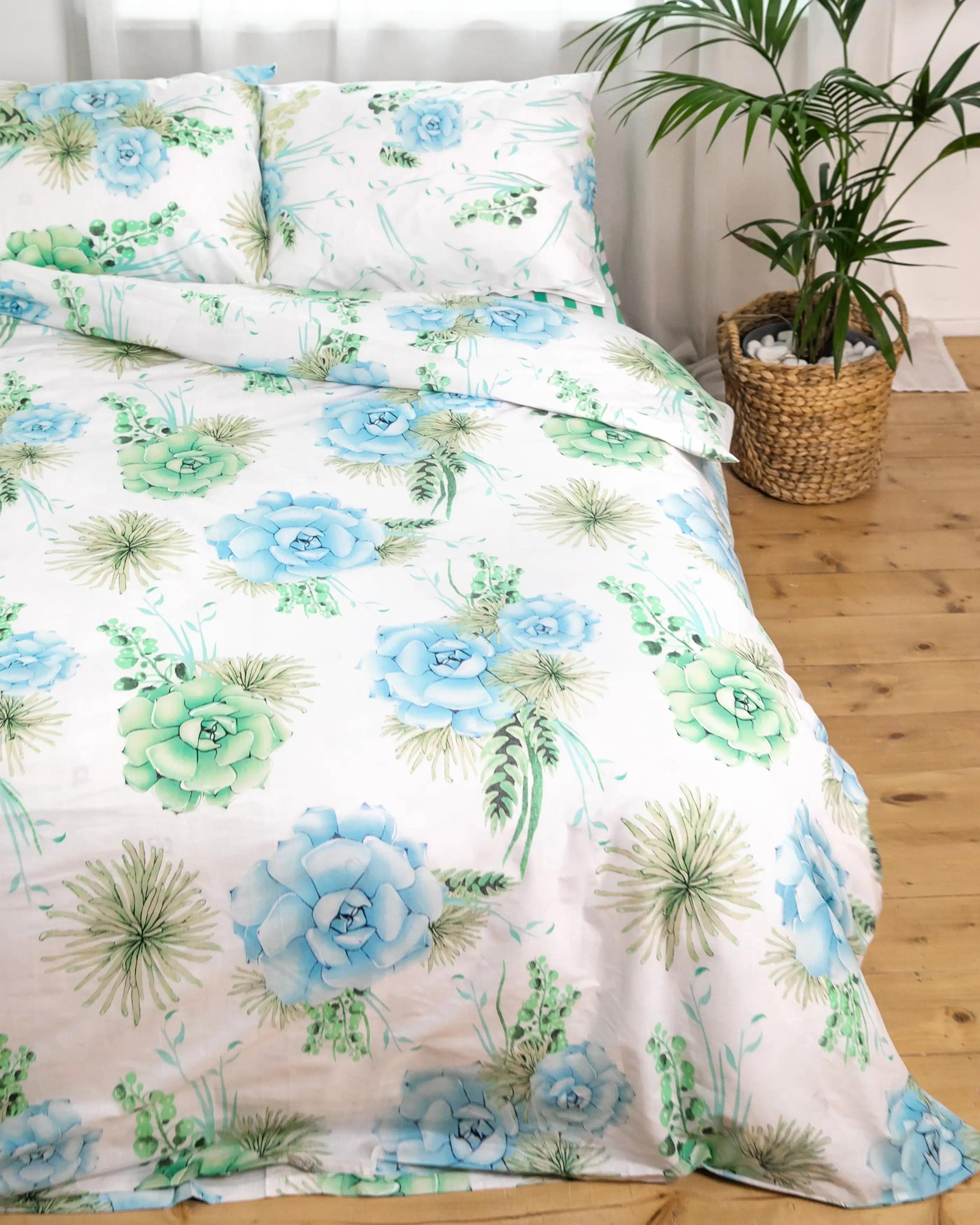 Bedding Set ТЕP "RANFORCE" Romance, one and a half - Photo 2