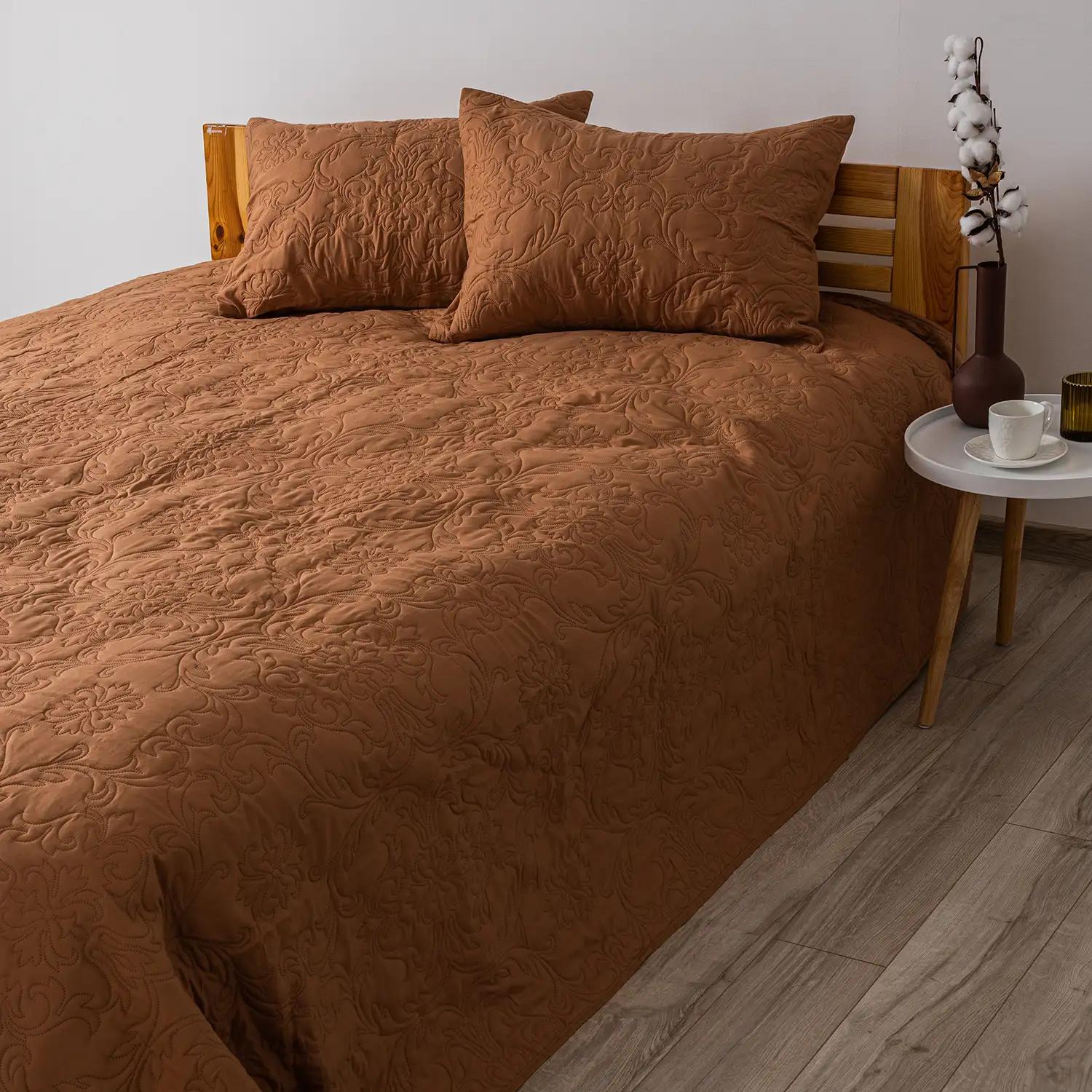 Покривало ТЕП "VINTAGE" 2 наволочки 50*70 см Кофейне/Аравійська ніч