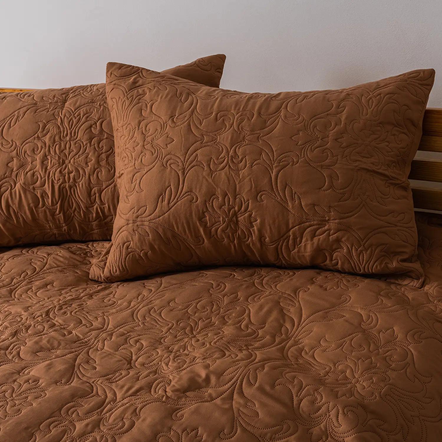 Bedspread TEP "VINTAGE" 2 pillowcases 50*70 sm Coffee/Arabian night, 240x260 - Photo 3