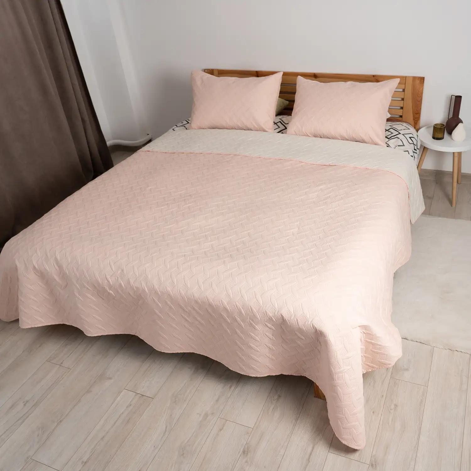 Покривало ТЕП "VINTAGE" 2 наволочки 50*70 см Пудрове/Вінтаж