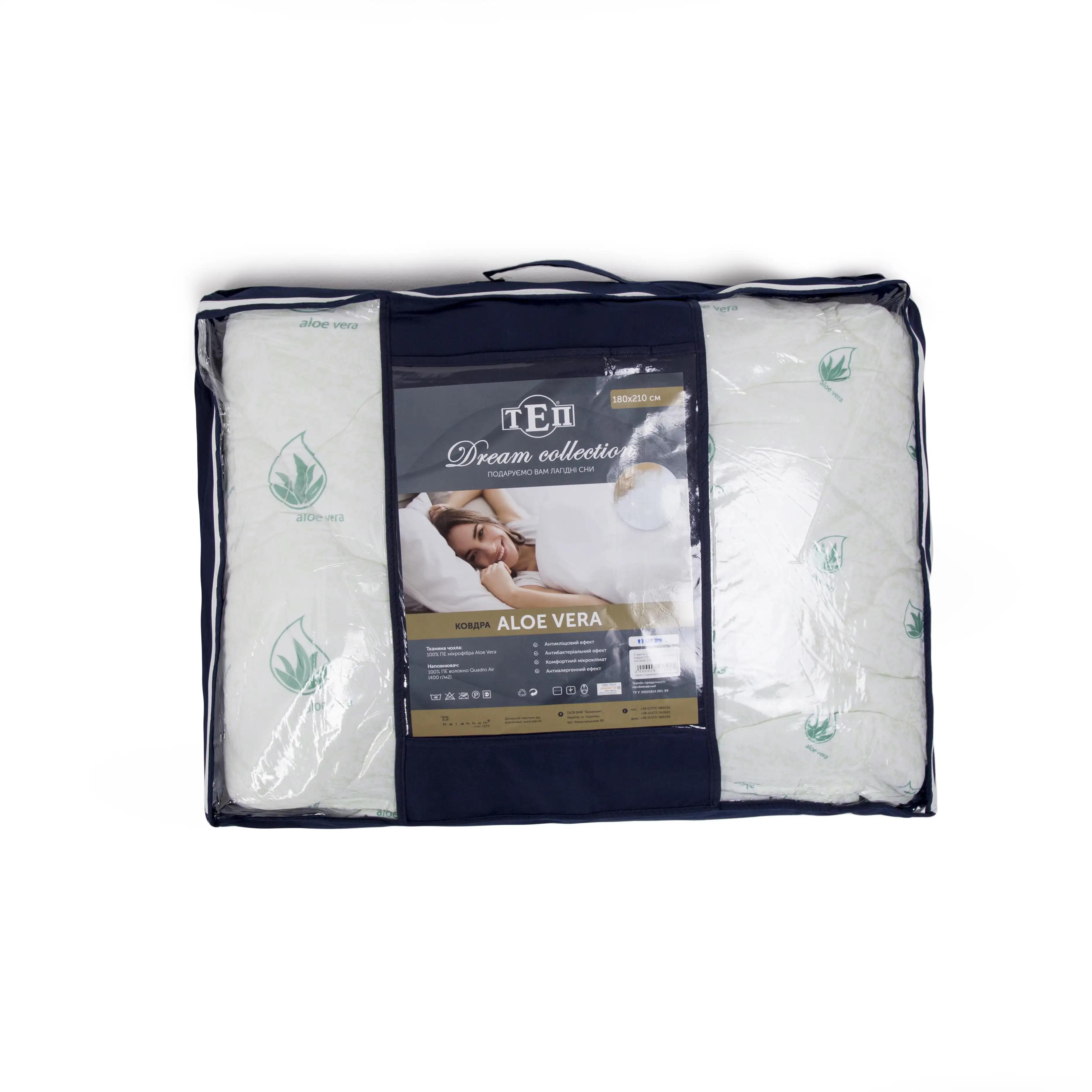 Ковдра DREAM "ALOE VERA" металізований друк, 180x210 - Фото 5