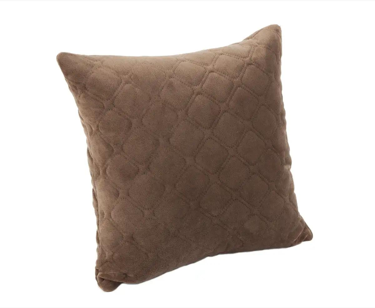 Decorative pillow "VELOUR" Brown, 45x45 - Photo 4
