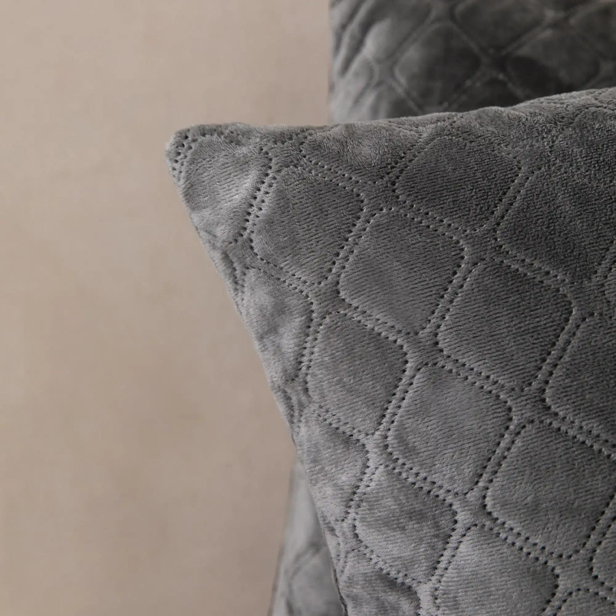 Decorative pillow "VELOUR" Gray, 50x70 - Photo 4