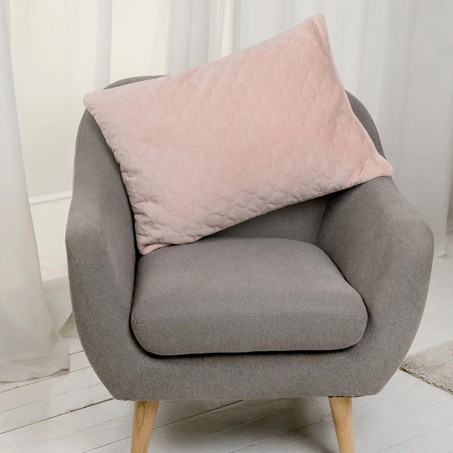 Подушка декоративная "VELOUR" Пудровая, 50x70 - Фото 2