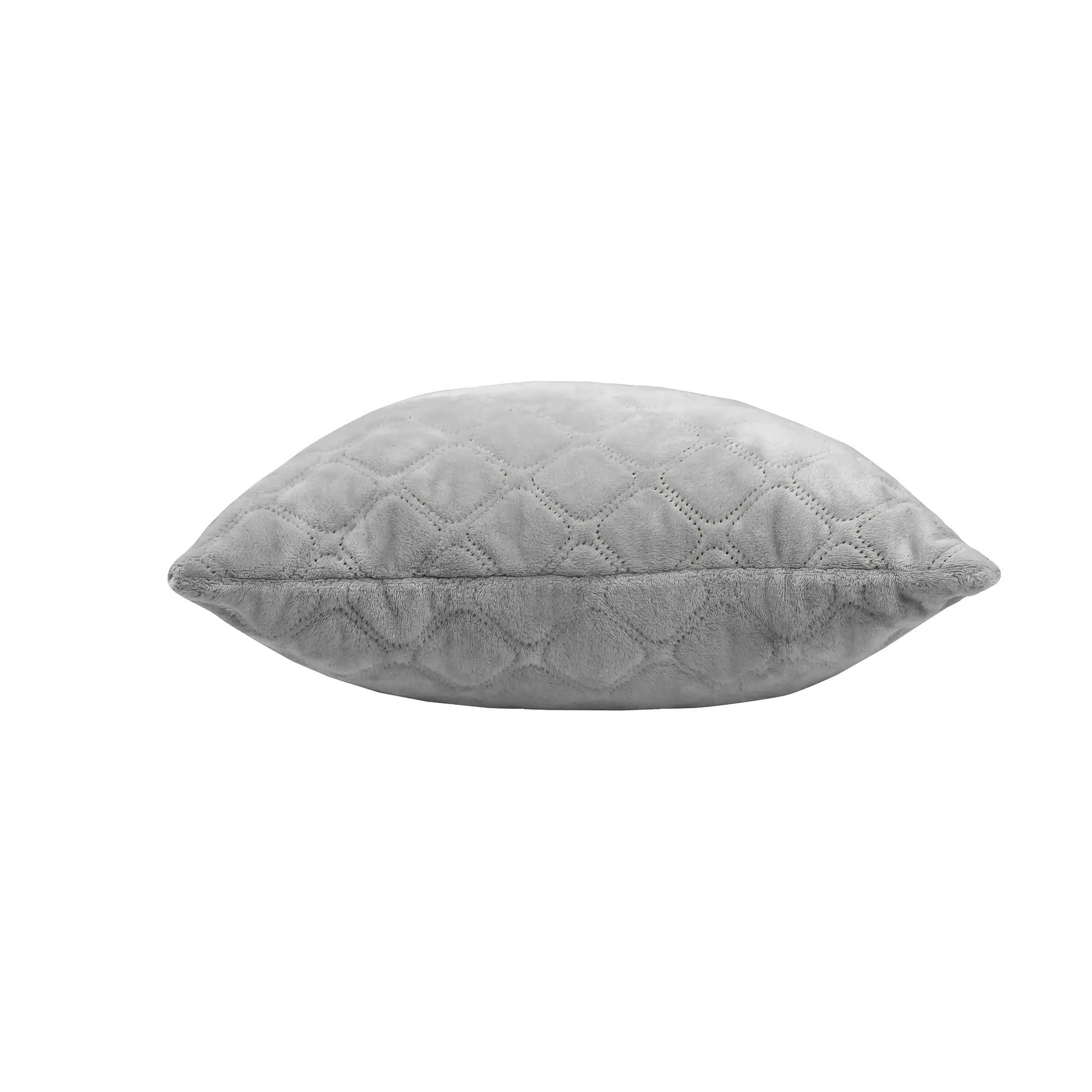 Decorative pillow "VELOUR" Light gray, 50x70 - Photo 2