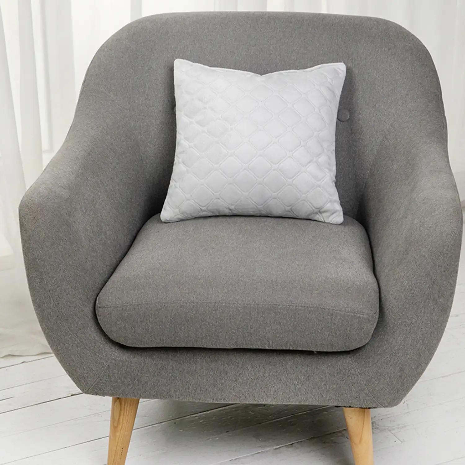 Decorative pillow "VELOUR" Light gray, 50x70 - Photo 4