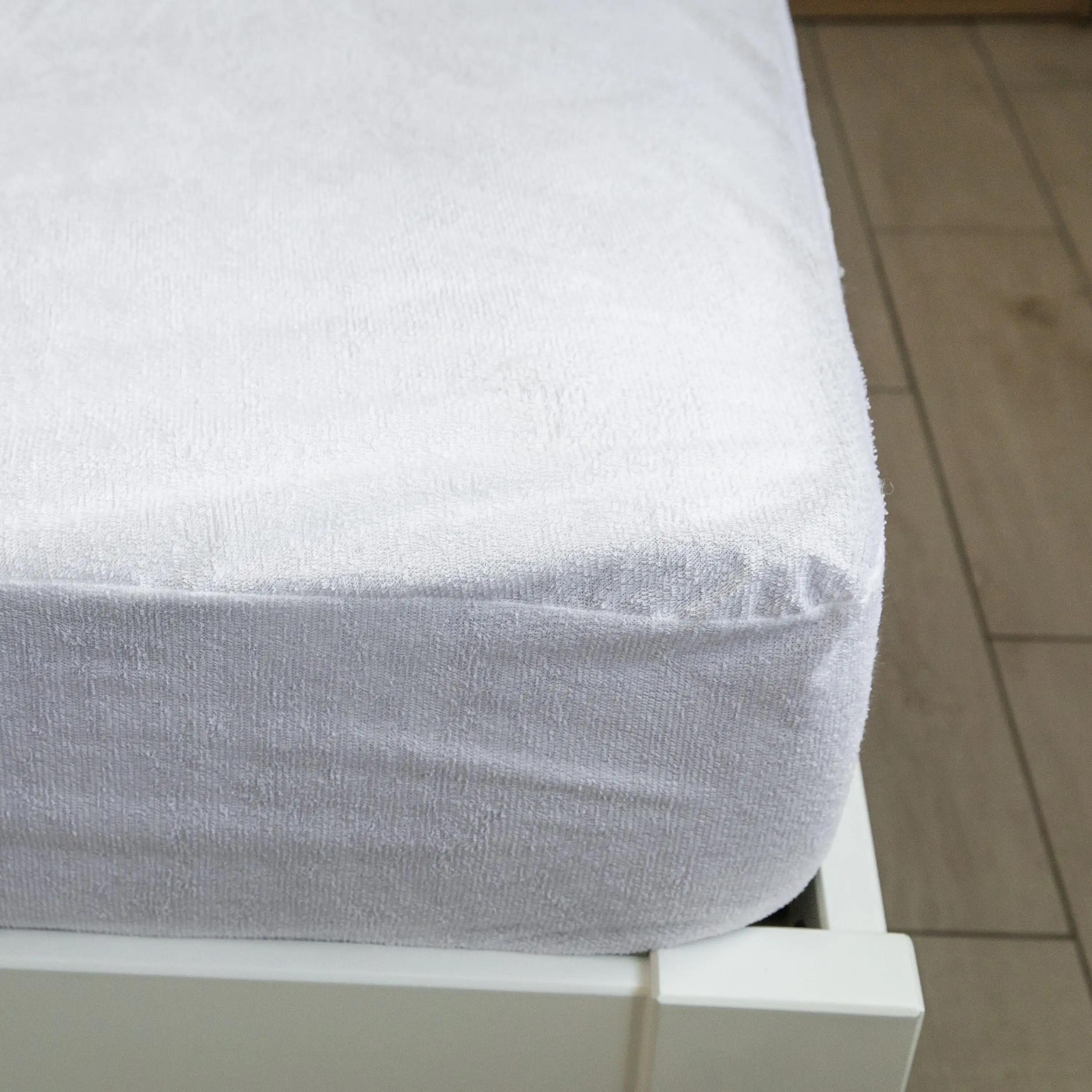 Простынь чехол водонепроницаемый "WATERPROOF" Бамбук, 90x200x30 - Фото 3