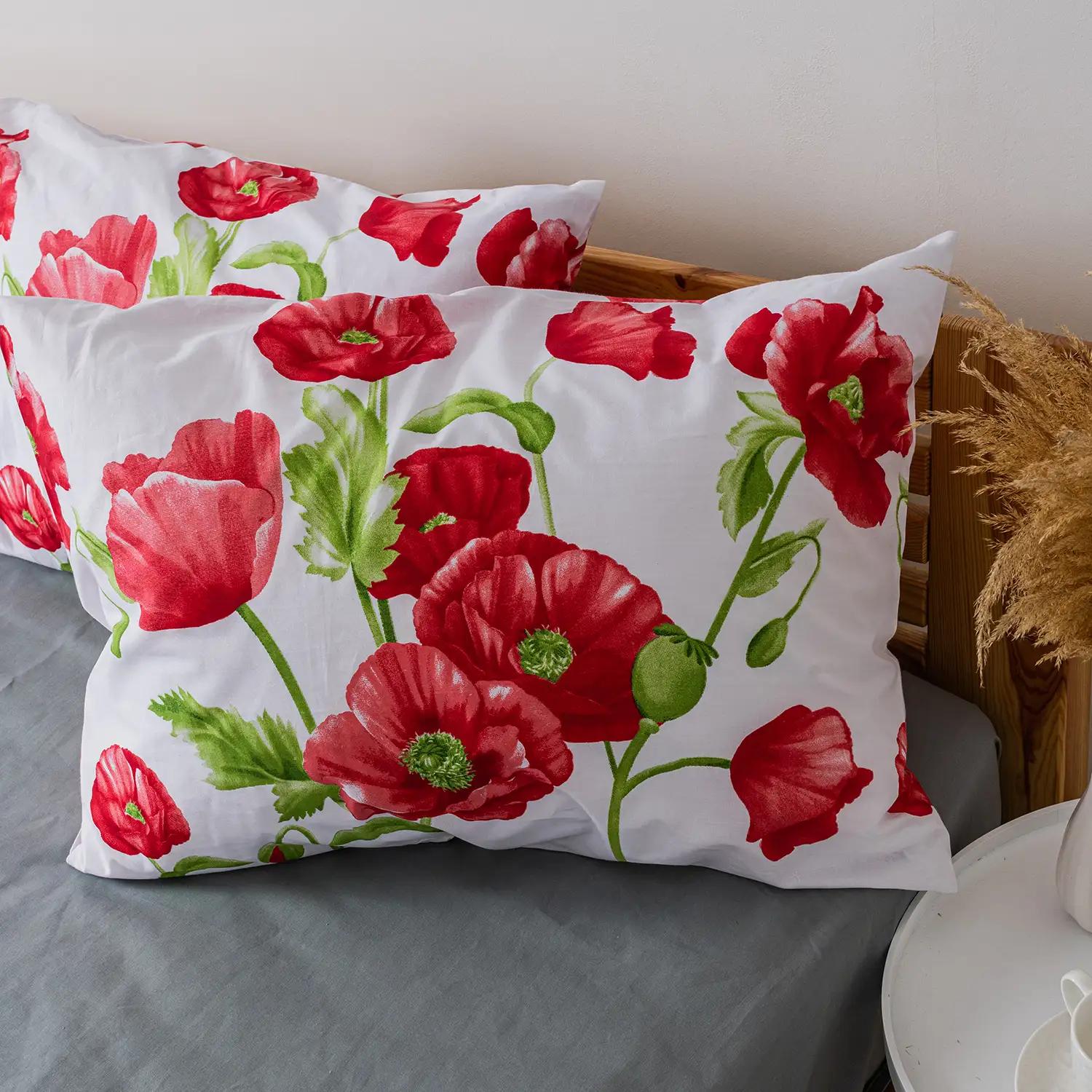 Комплект наволочек ТЕП скрутка Маковий букет, 50x70 - Фото 3