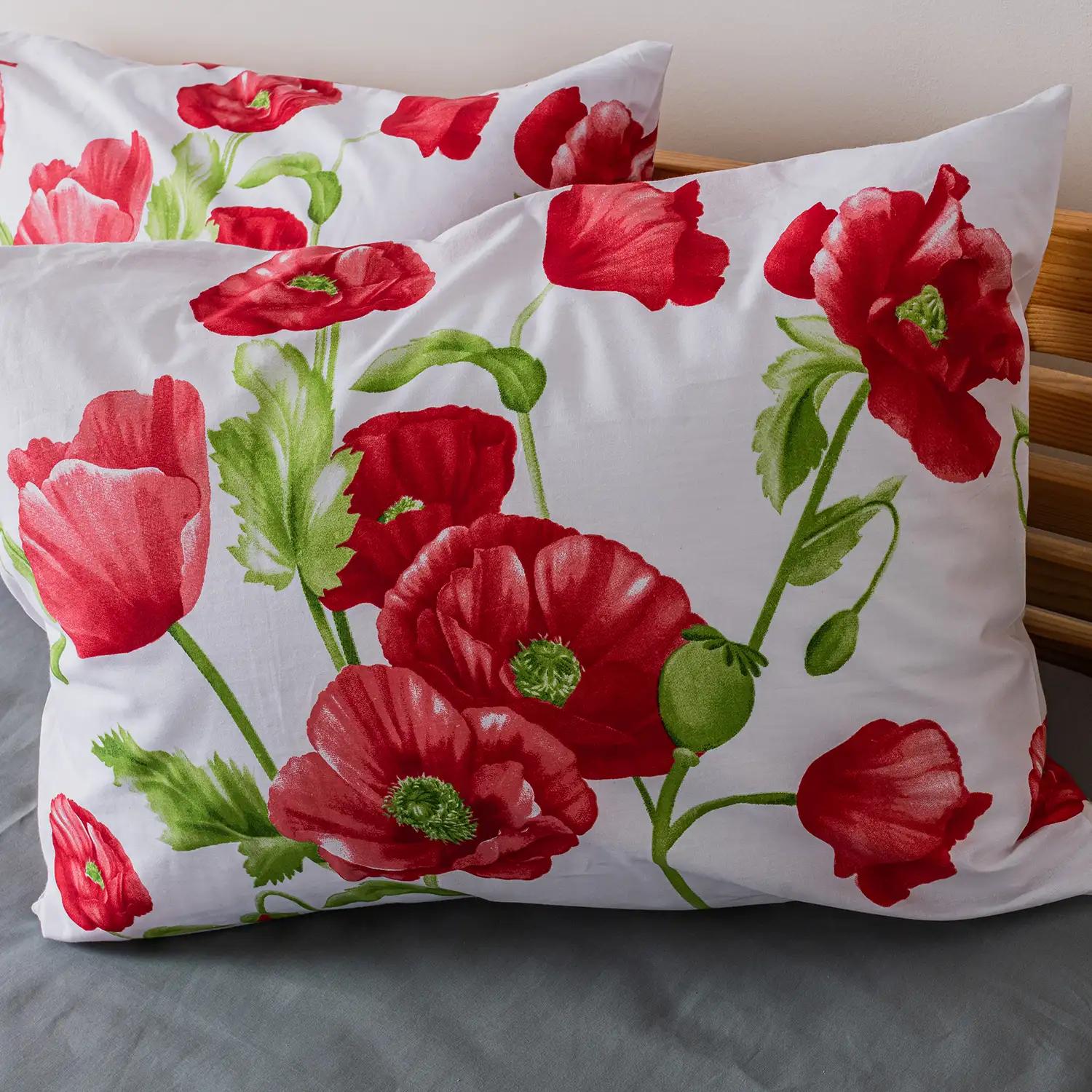 Комплект наволочек ТЕП скрутка Маковий букет, 50x70 - Фото 4