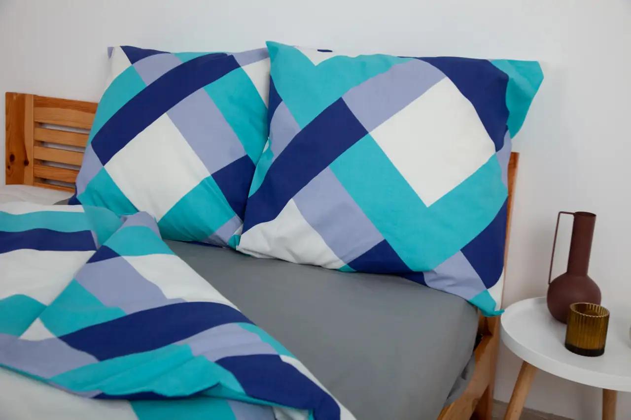 Комплект постельного белья "ТЕП" Purple and Green, полуторное - Фото 3