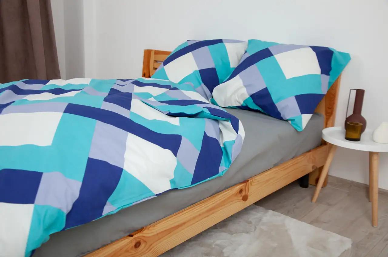 Комплект постельного белья "ТЕП" Purple and Green, полуторное - Фото 6