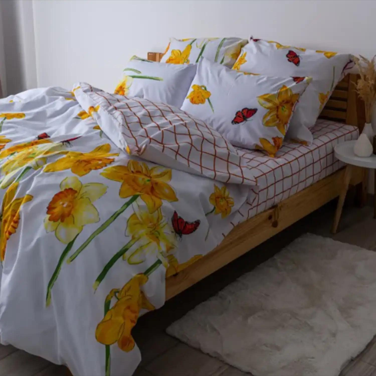 Постільна білизна ТЕП "Soft dreams" Нарцис, 70x70, полуторна - Фото 2