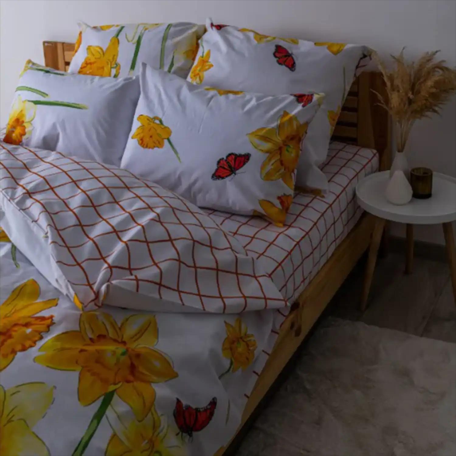 Постільна білизна ТЕП "Soft dreams" Нарцис, 70x70, полуторна - Фото 3