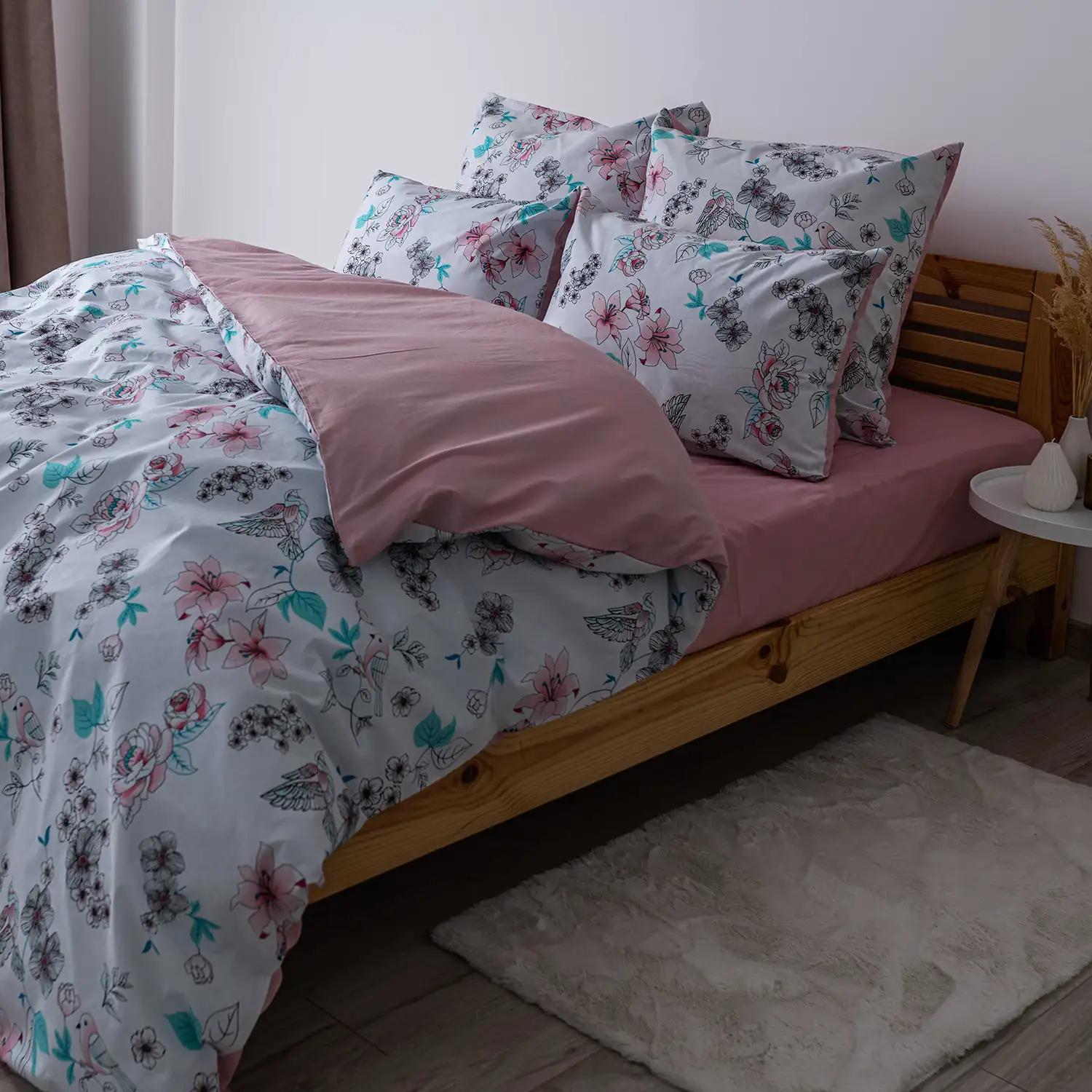 Постільна білизна ТЕП "Soft dreams" English Flower, 70x70, євро - Фото 2