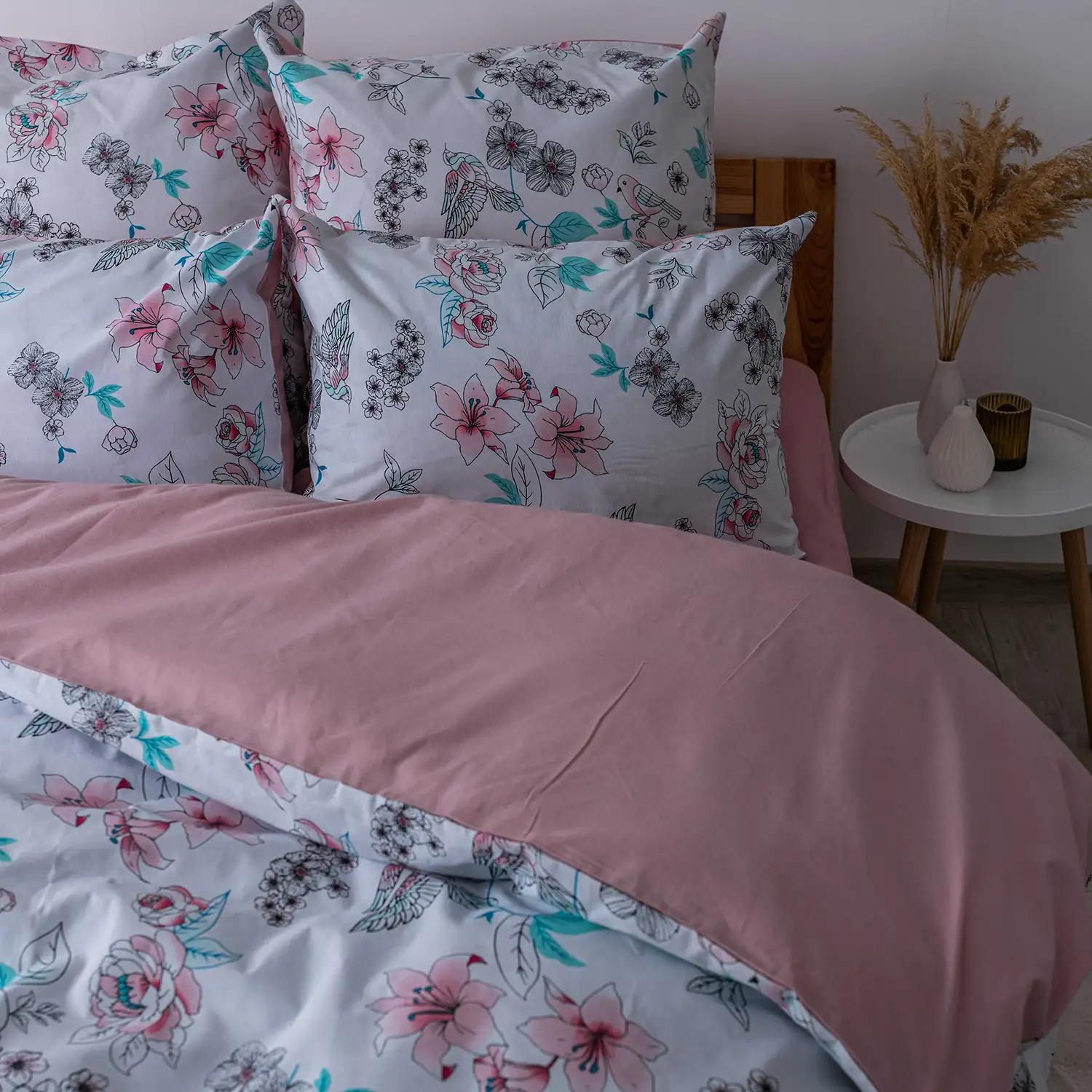 Постільна білизна ТЕП "Soft dreams" English Flower, 70x70, євро - Фото 3