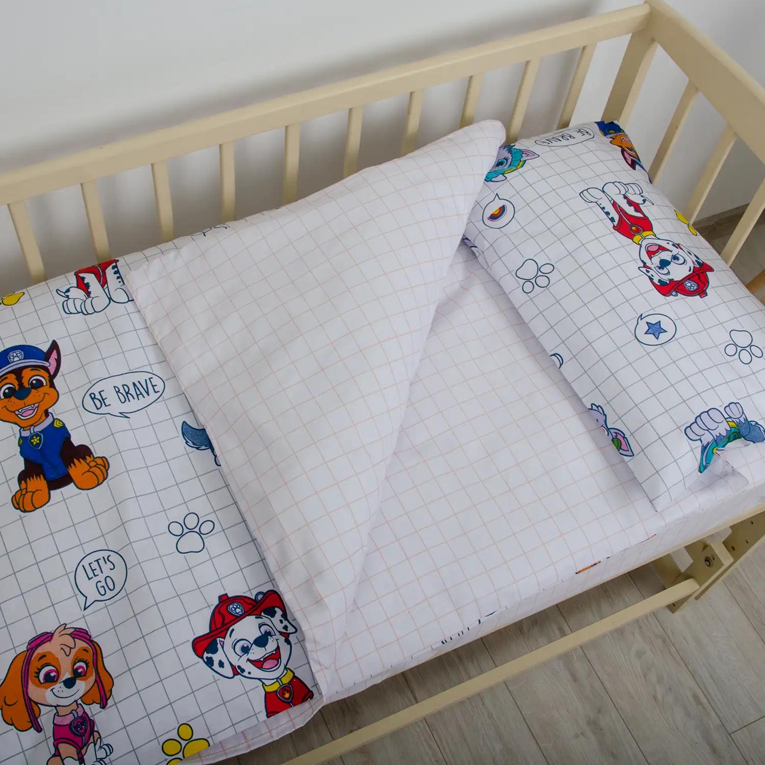 Постільна білизна "ТЕПІК" 1-3 роки Друзі цуценята, дитяча - Фото 2