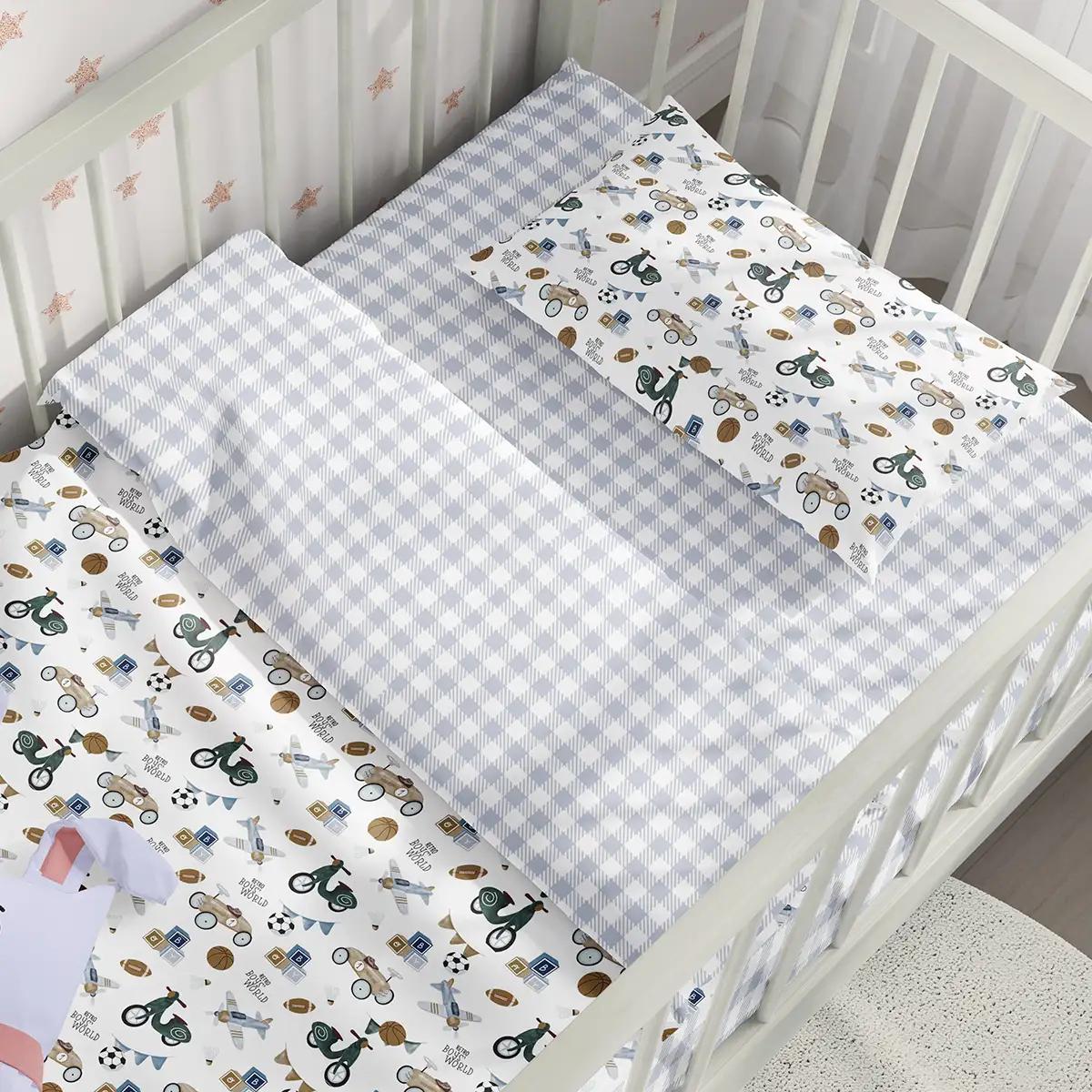 Постільна білизна "ТЕПІК" 1-3 роки Ретро тачки