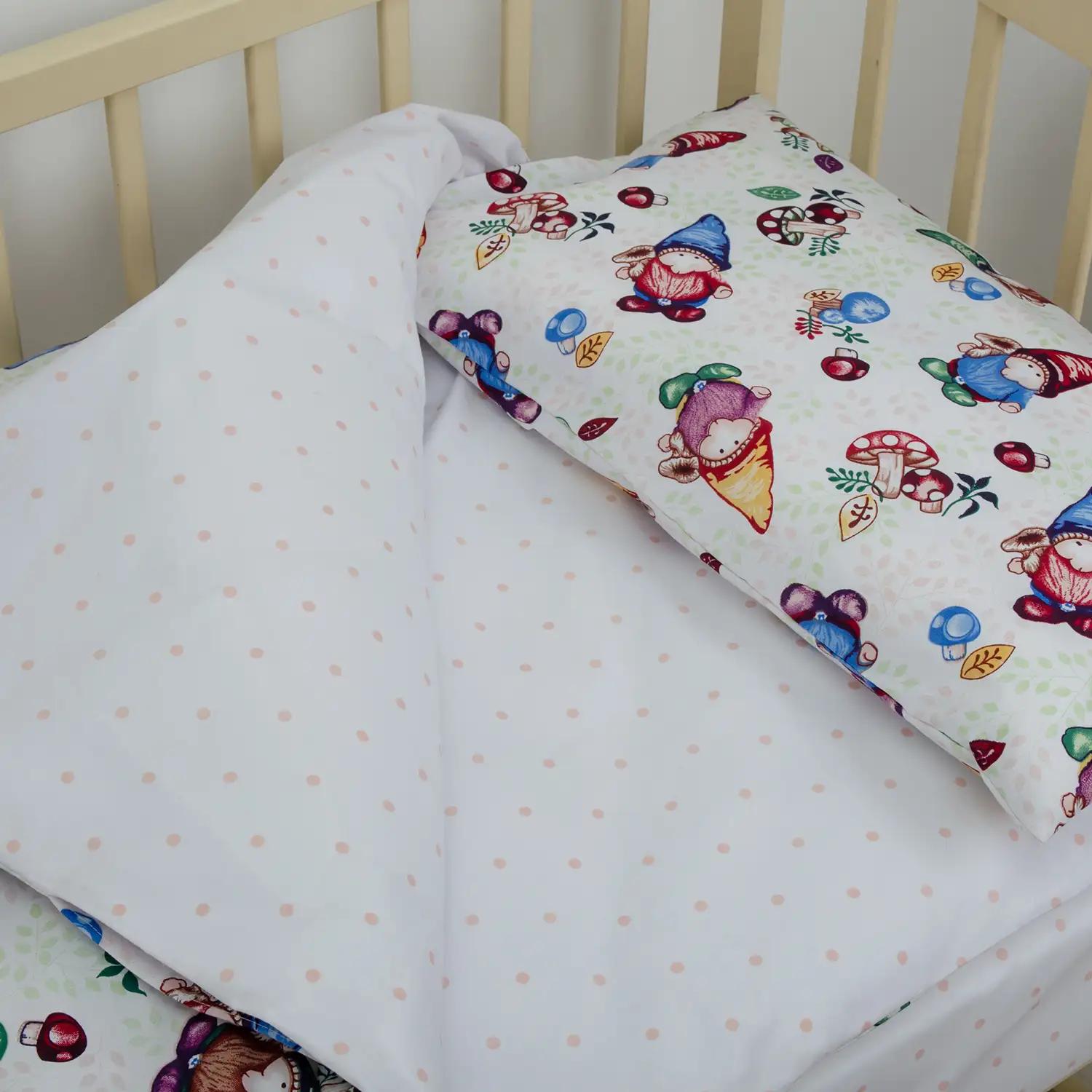 Bedding Sets "TEPIK" age: 1-3 years Veseli gnomi, baby - Photo 3