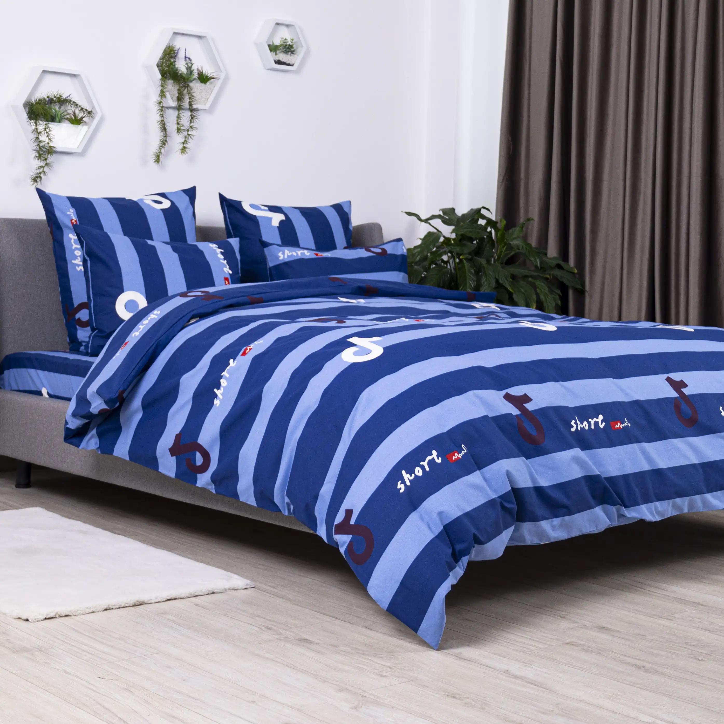 Постільна білизна ТЕП "Soft dreams" Line Blue, 70x70, євро - Фото 4