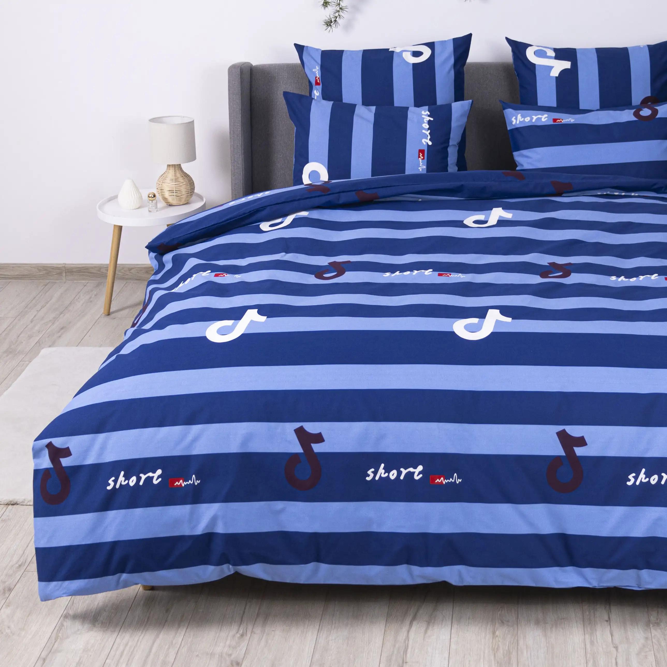 Постільна білизна ТЕП "Soft dreams" Line Blue, 70x70, євро - Фото 6