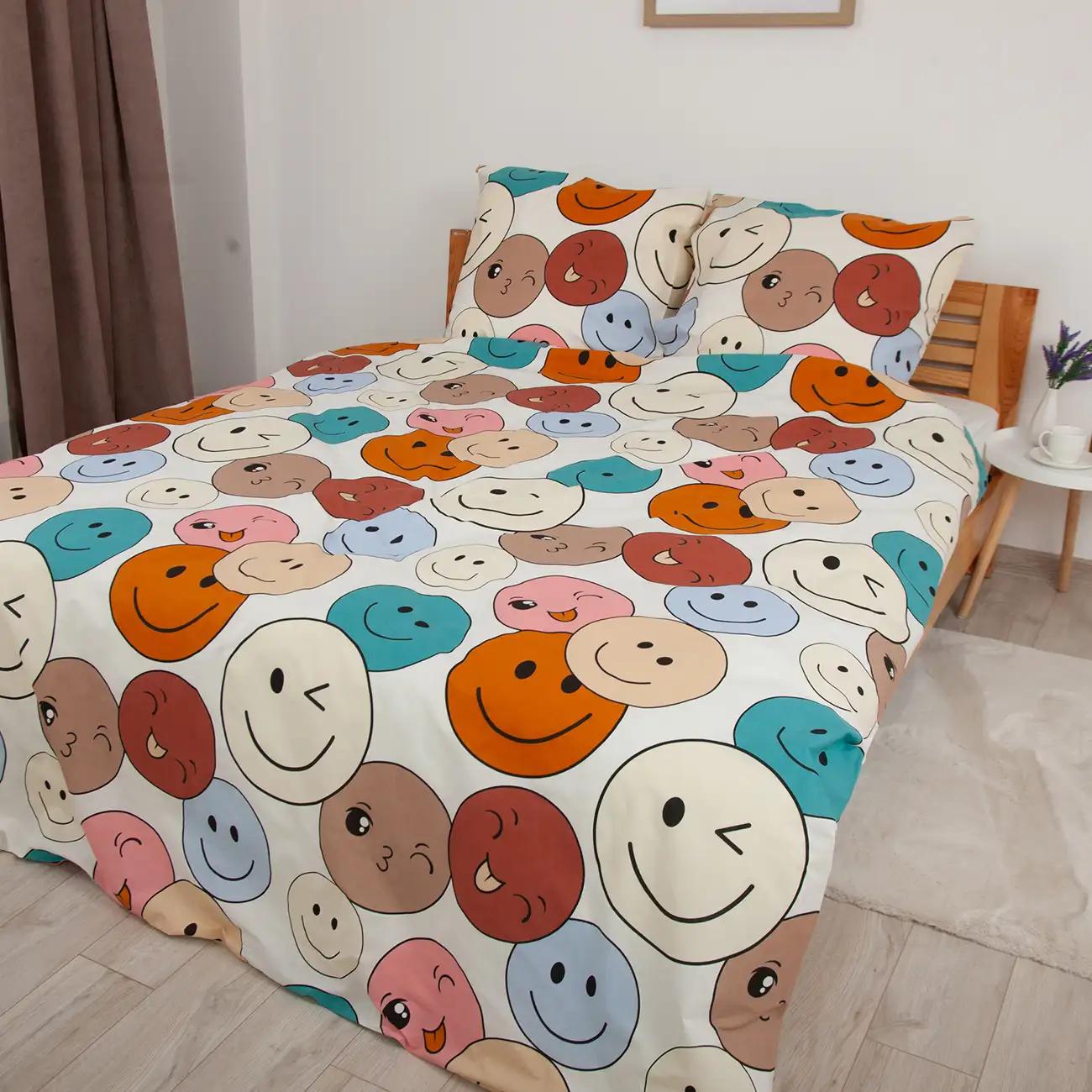 Постельное белье ТЕП "Happy Sleep Duo" Emojical, полуторное - Фото 3