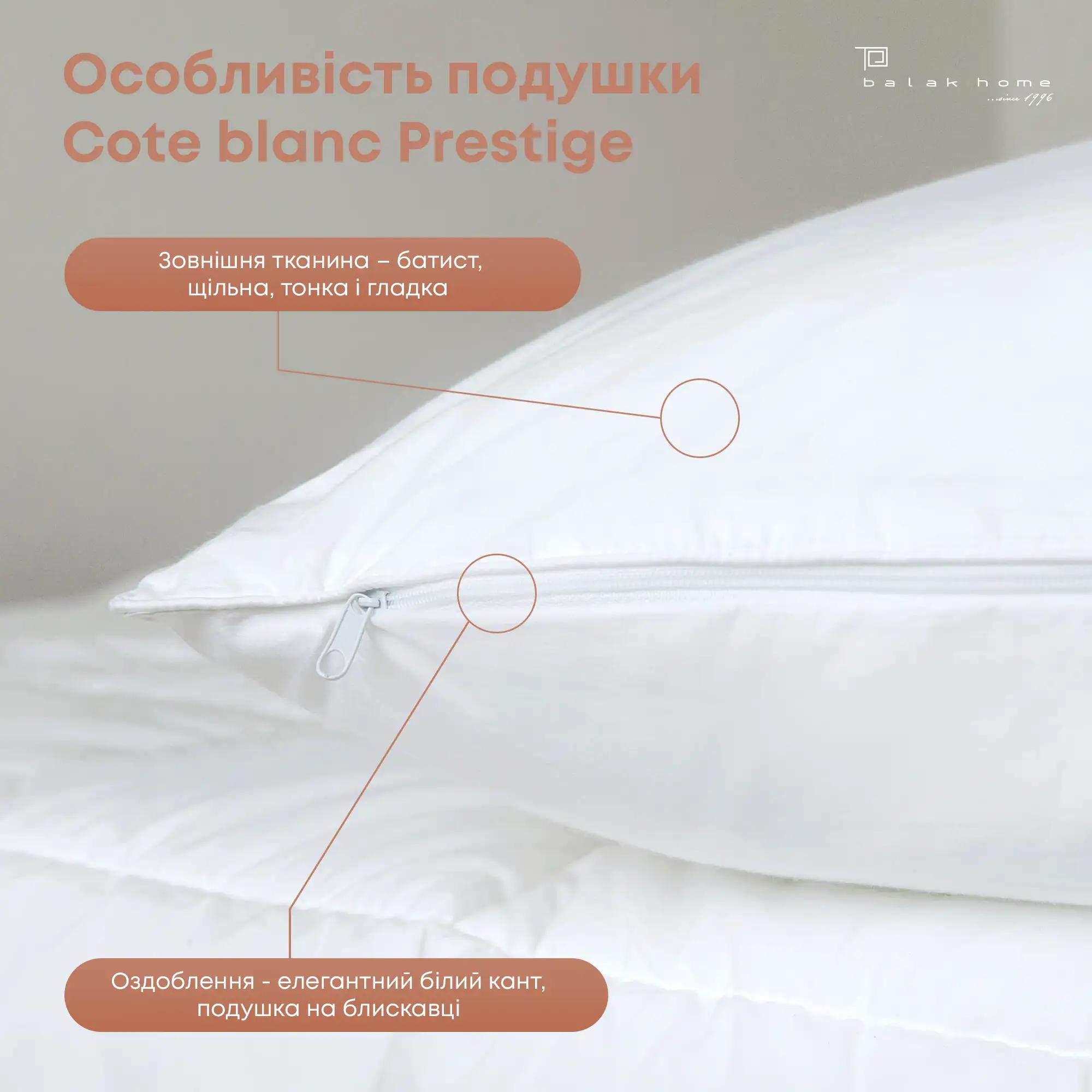Подушка COTE BLANC "PRESTIGE", 40x60 - Фото 3