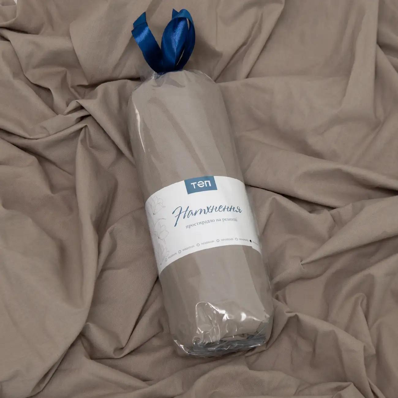 Простирадло "НАТХНЕННЯ" з резинкою Хакі